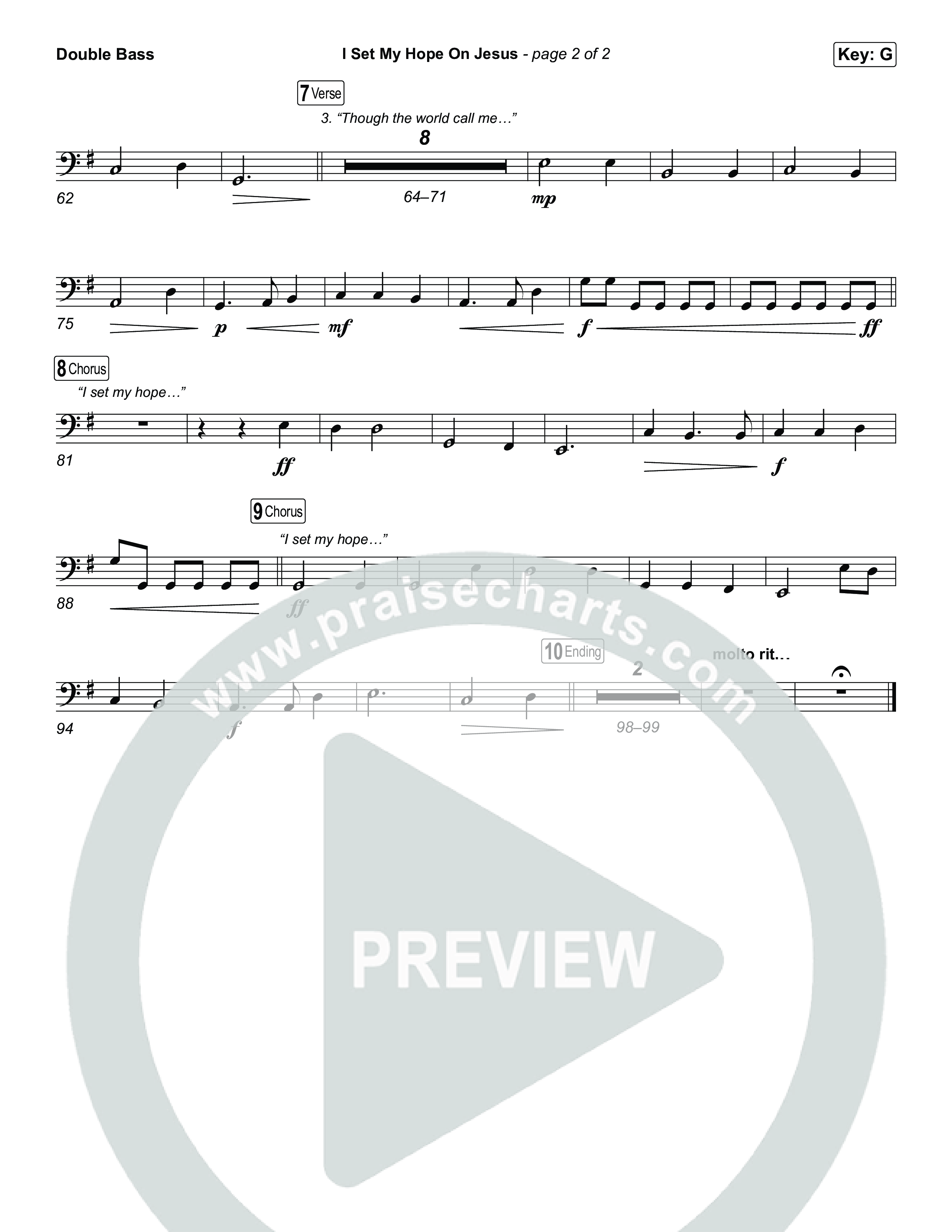 I Set My Hope On Jesus String Bass (Shane & Shane)