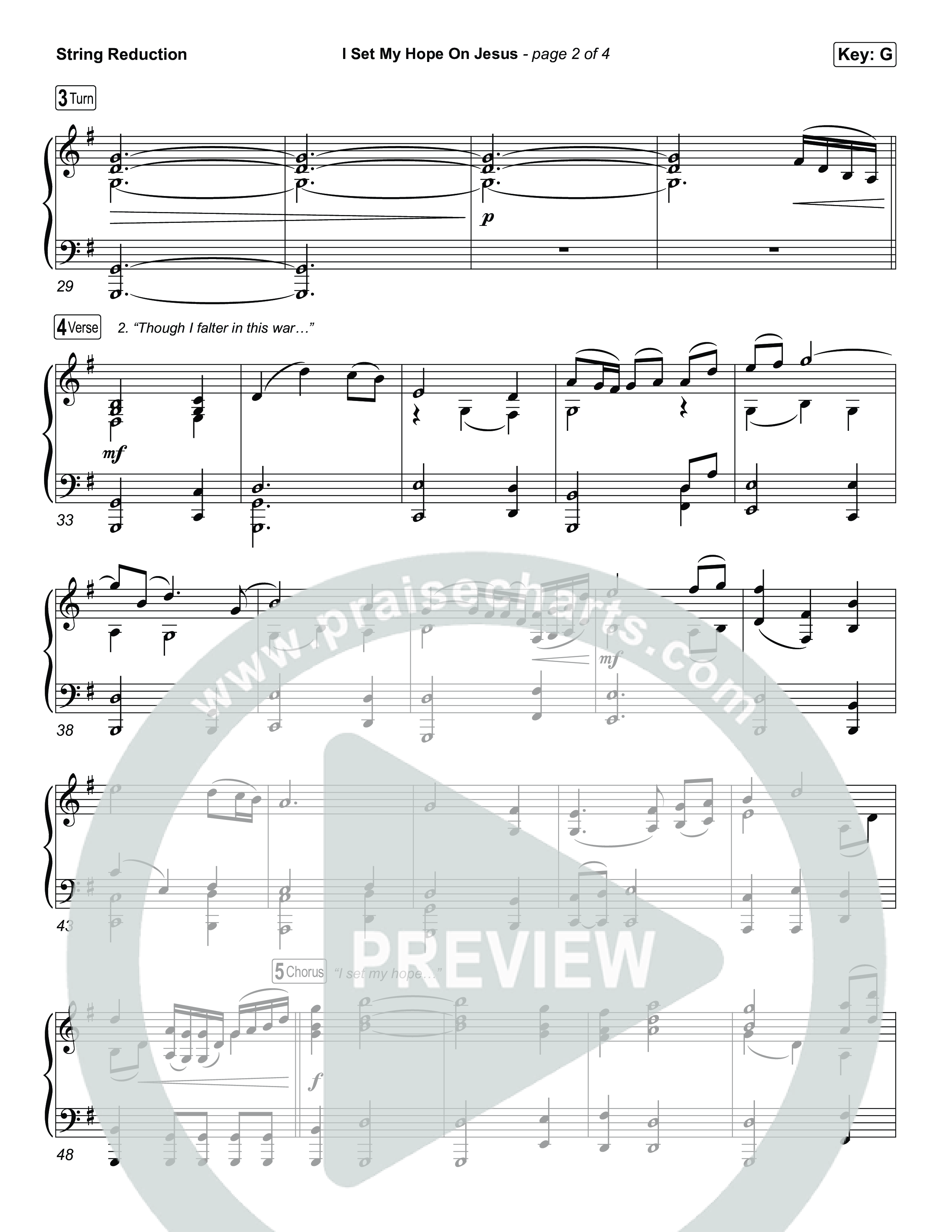 I Set My Hope On Jesus String Reduction (Shane & Shane)