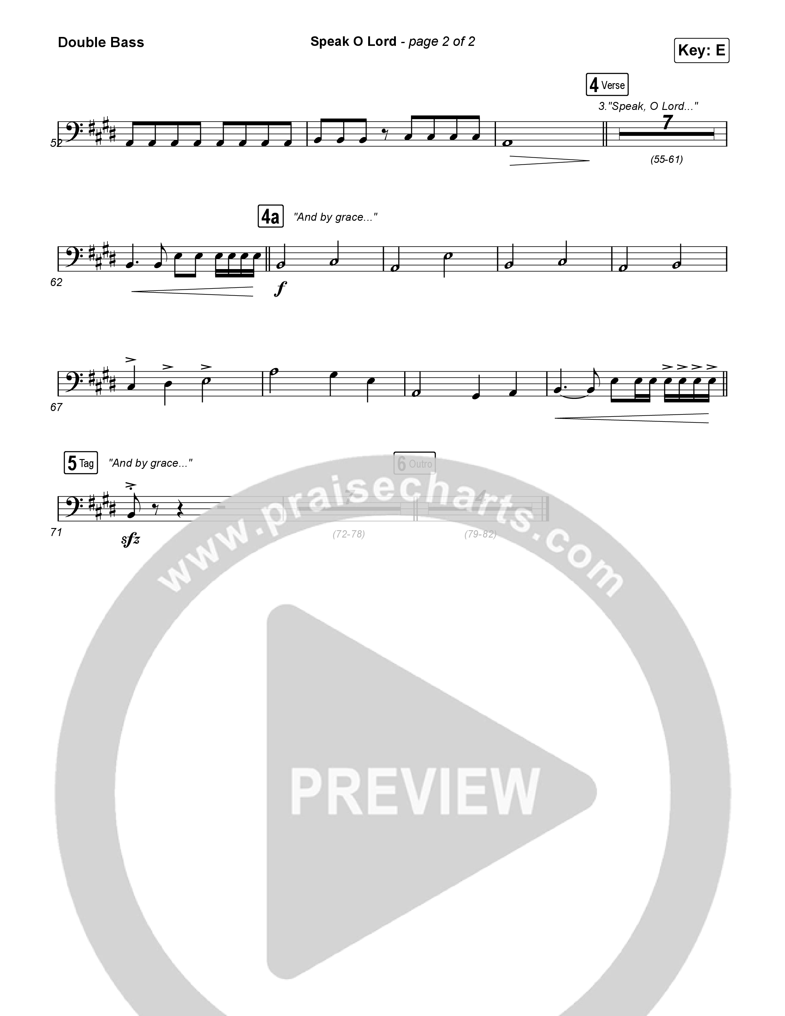 Speak O Lord String Bass (Shane & Shane)