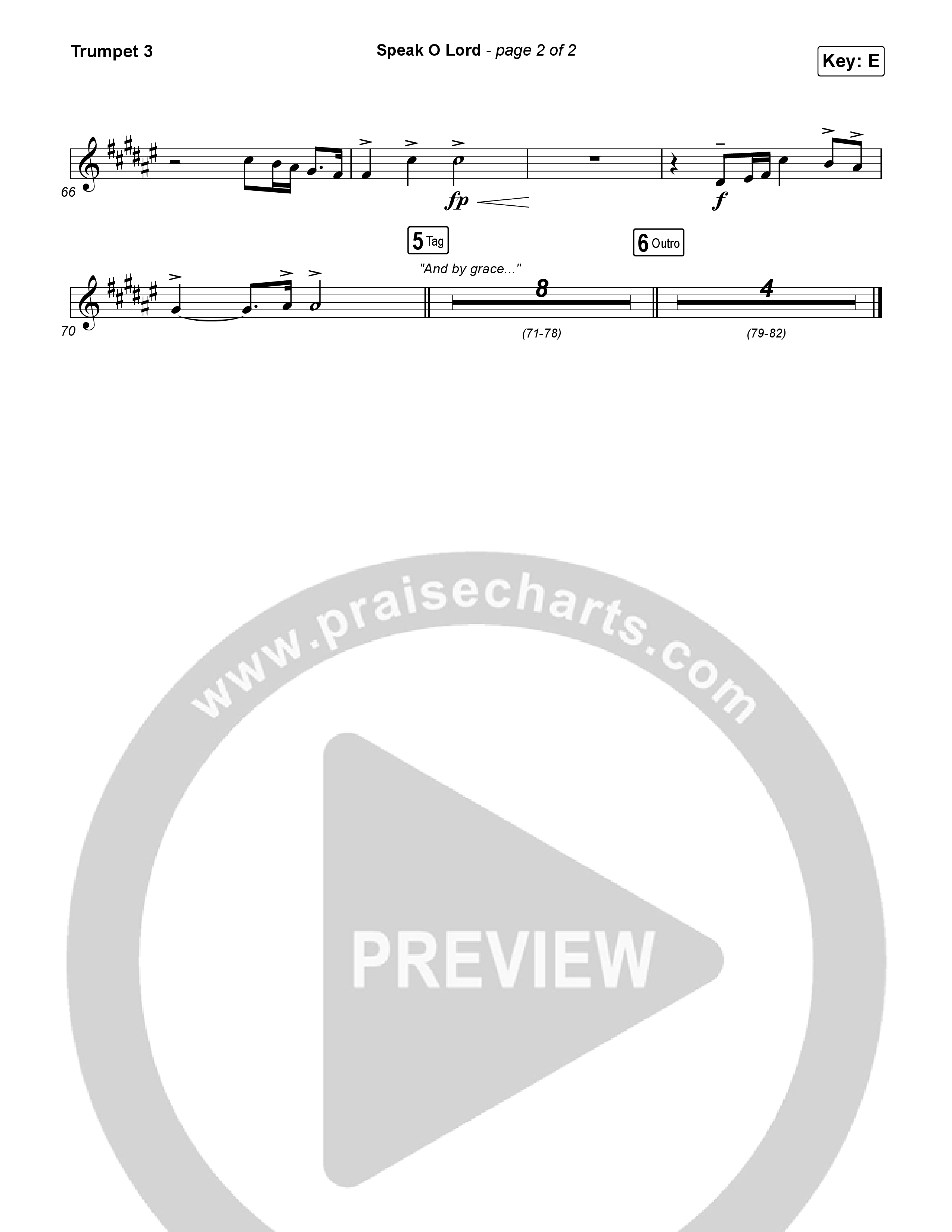 Speak O Lord Trumpet 3 (Shane & Shane)