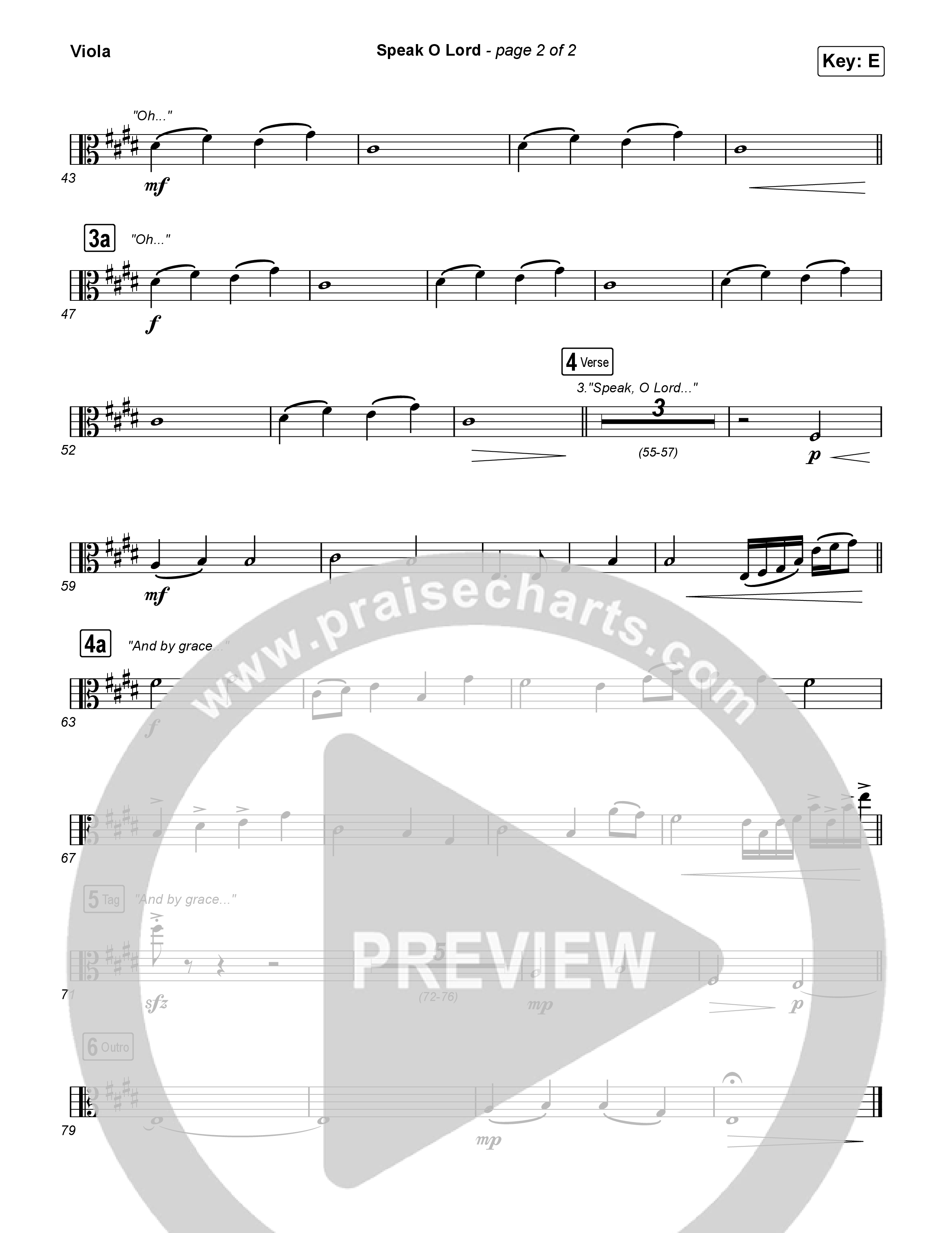 Speak O Lord Viola (Shane & Shane)