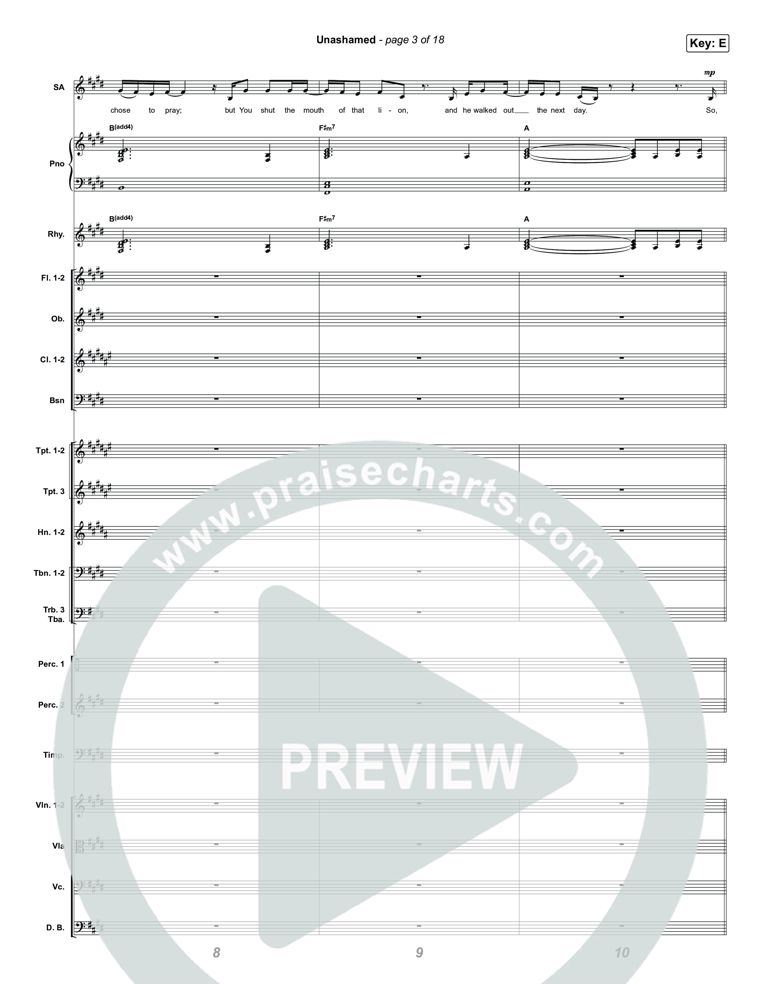 Unashamed Orchestration (Matthew West)