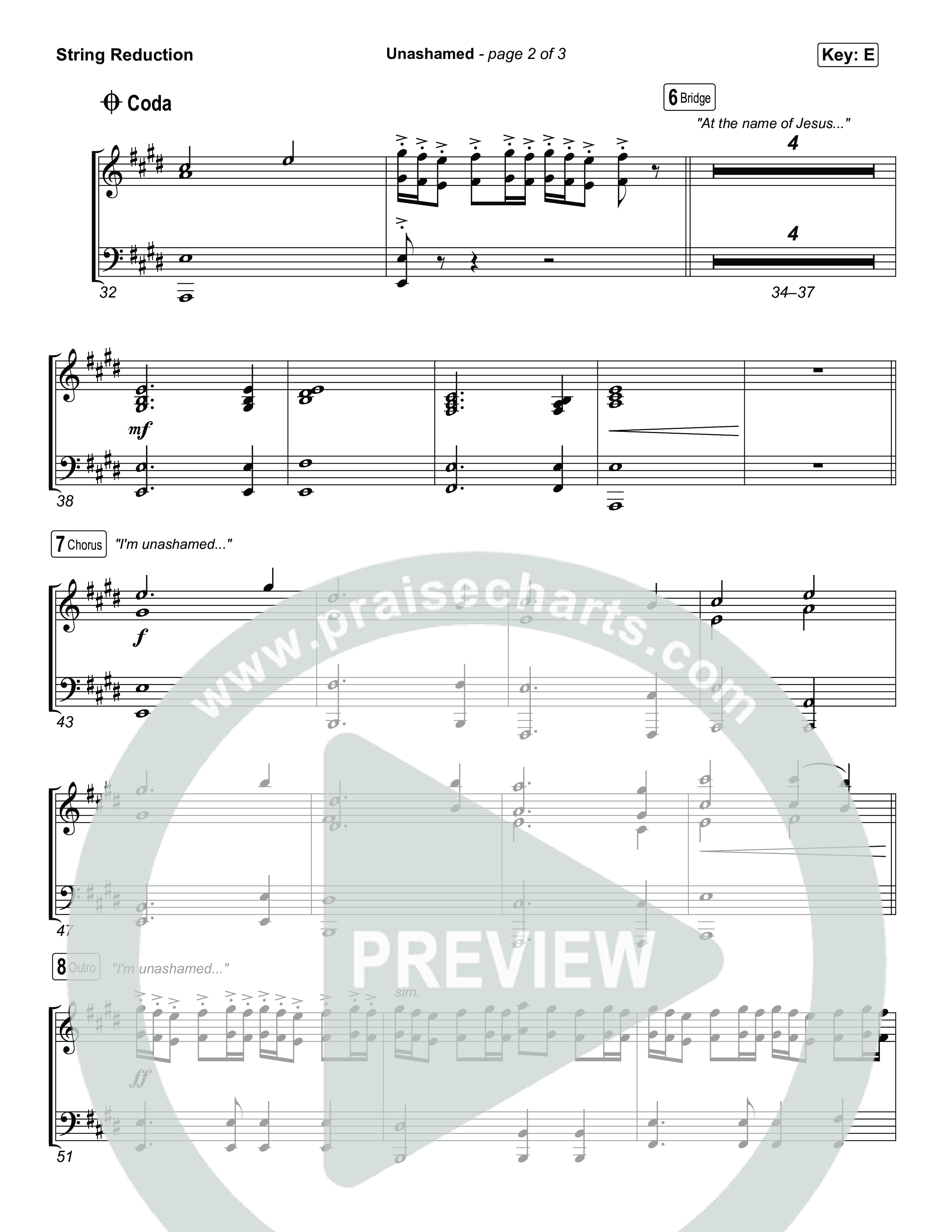 Unashamed String Reduction (Matthew West)