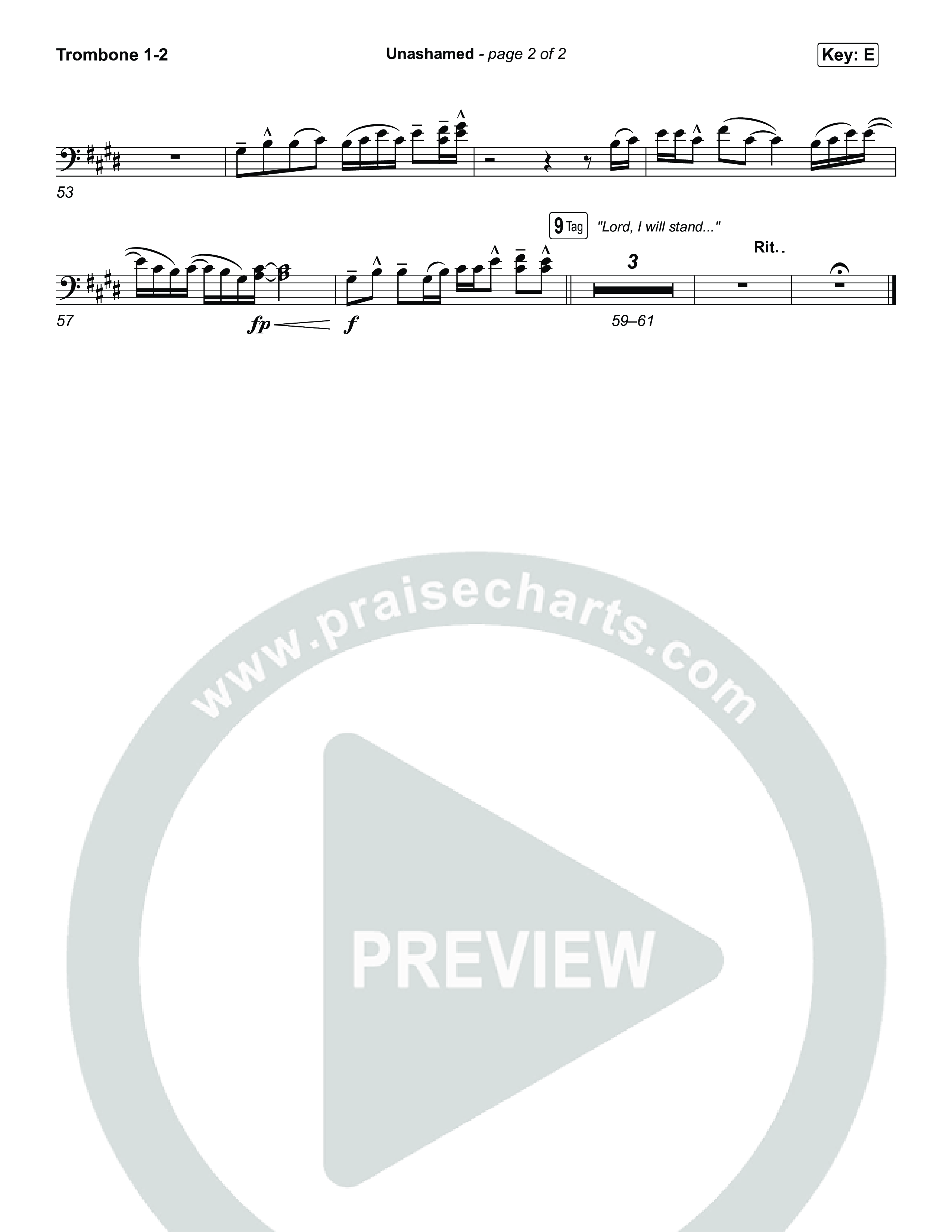 Unashamed Trombone 1,2 (Matthew West)