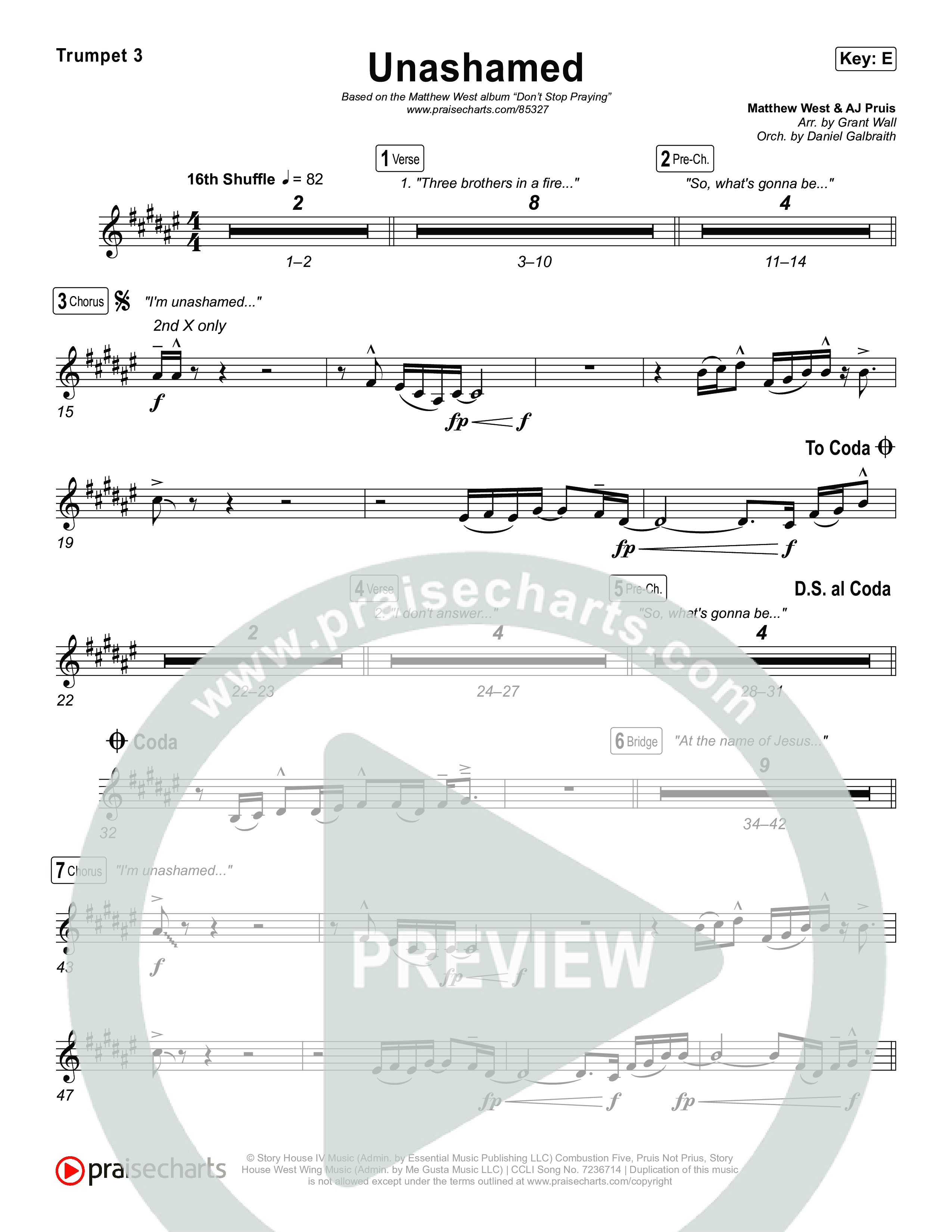 Unashamed Trumpet 3 (Matthew West)