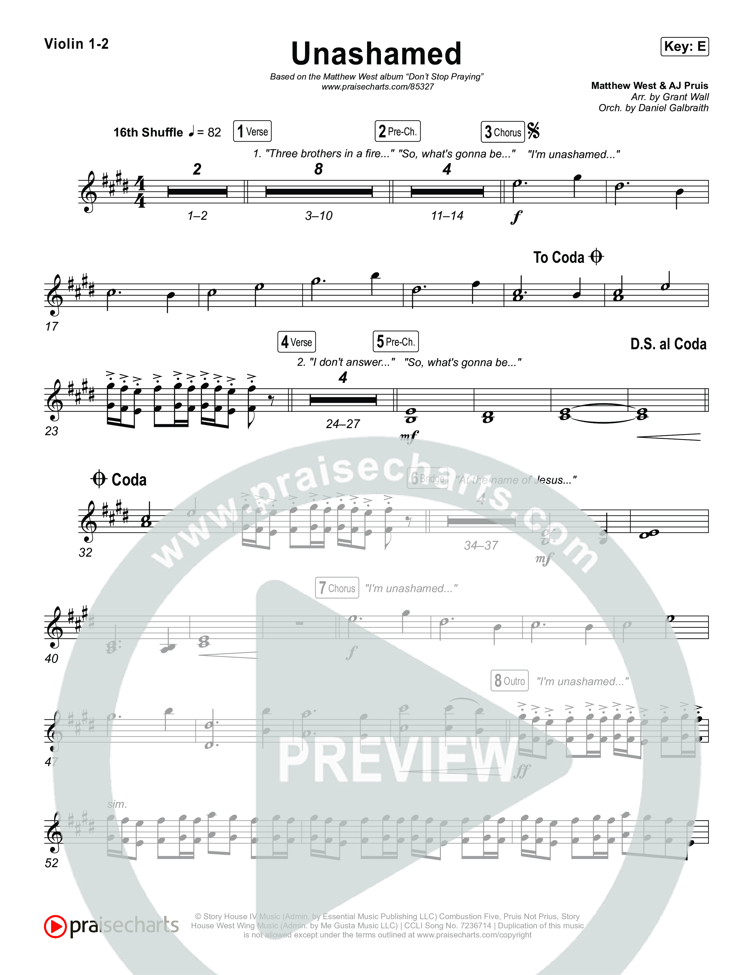 Unashamed String Pack (Matthew West)