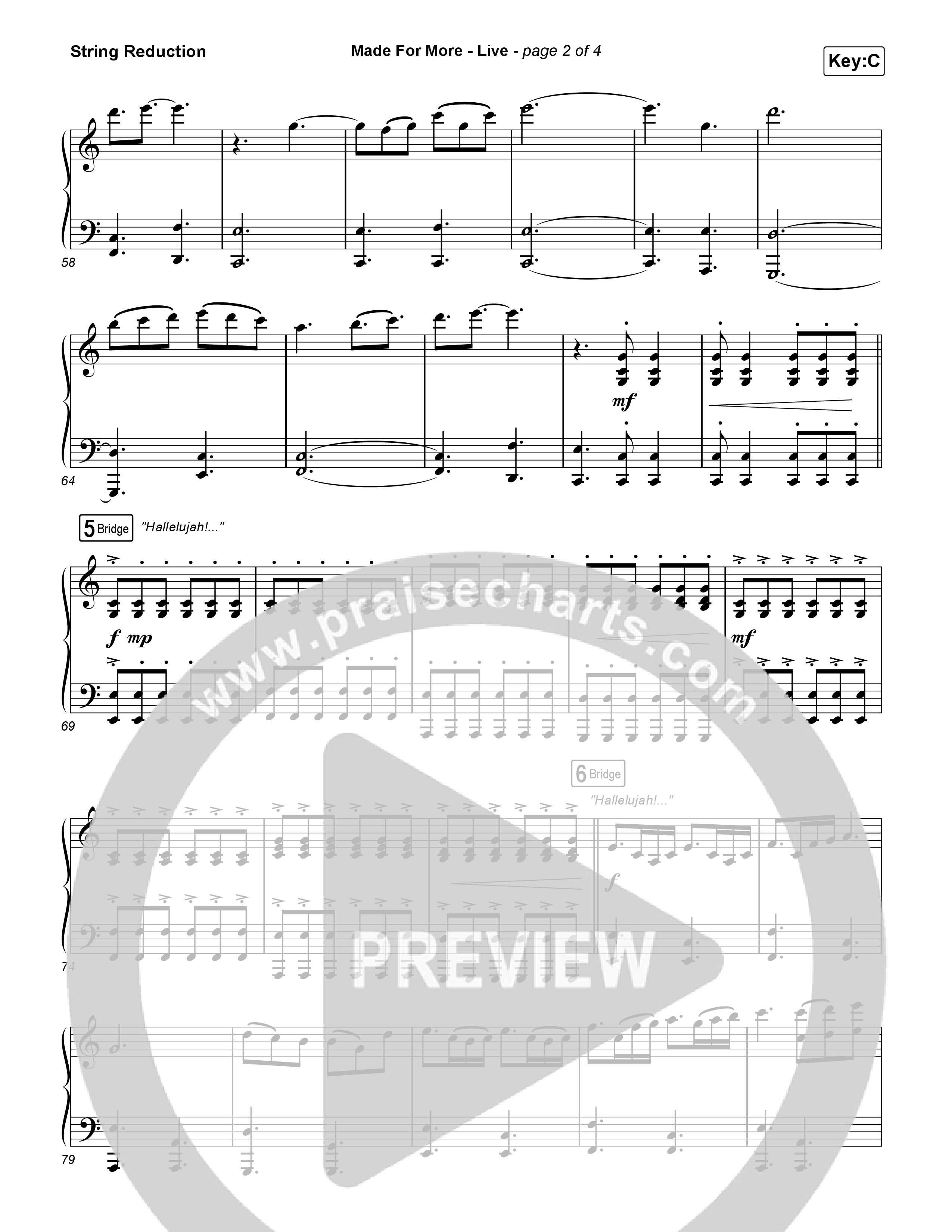 Made For More (Live) String Reduction (Bethel Music / Jenn Johnson / Josh Baldwin)