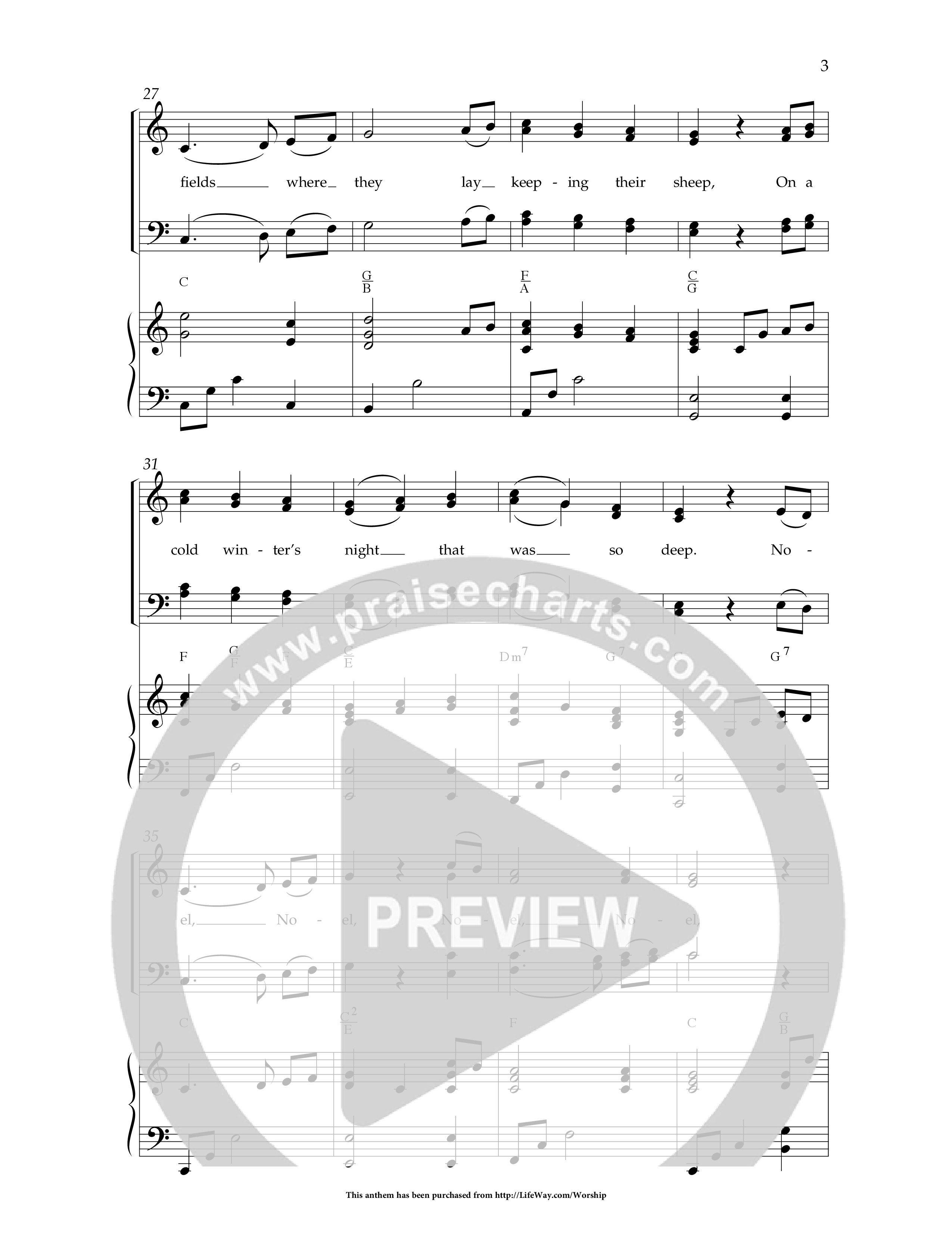 Gloria Medley (with The First Noel and Gloria) (Choral Anthem SATB) Anthem (SATB/Piano) (Lifeway Choral / Arr. Dennis Allen)