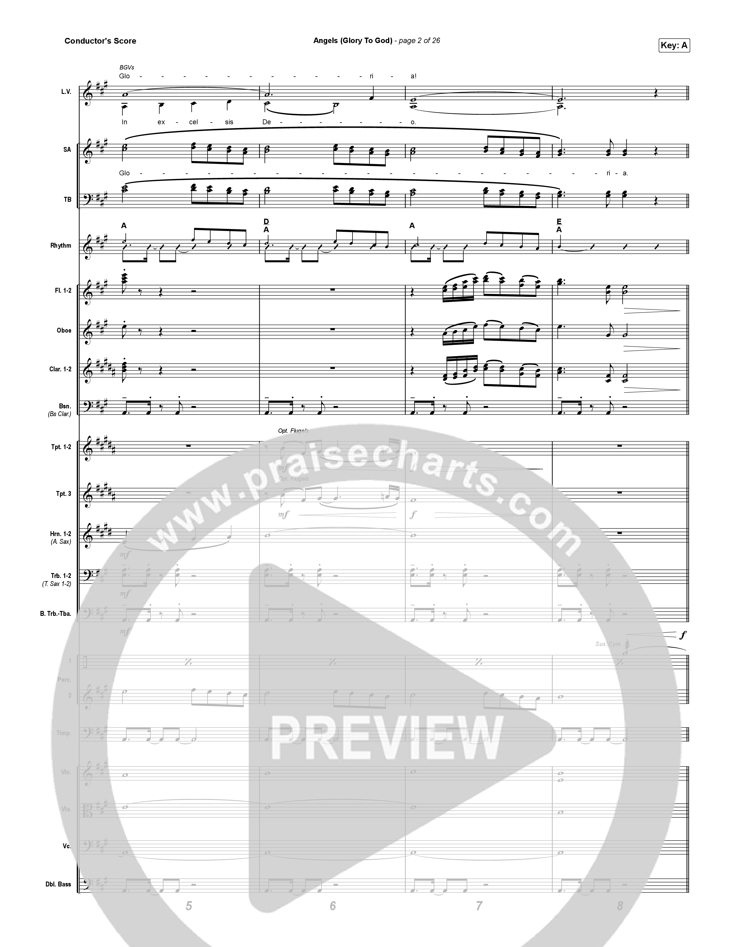 Angels (Glory To God) Orchestration (Phil Wickham)