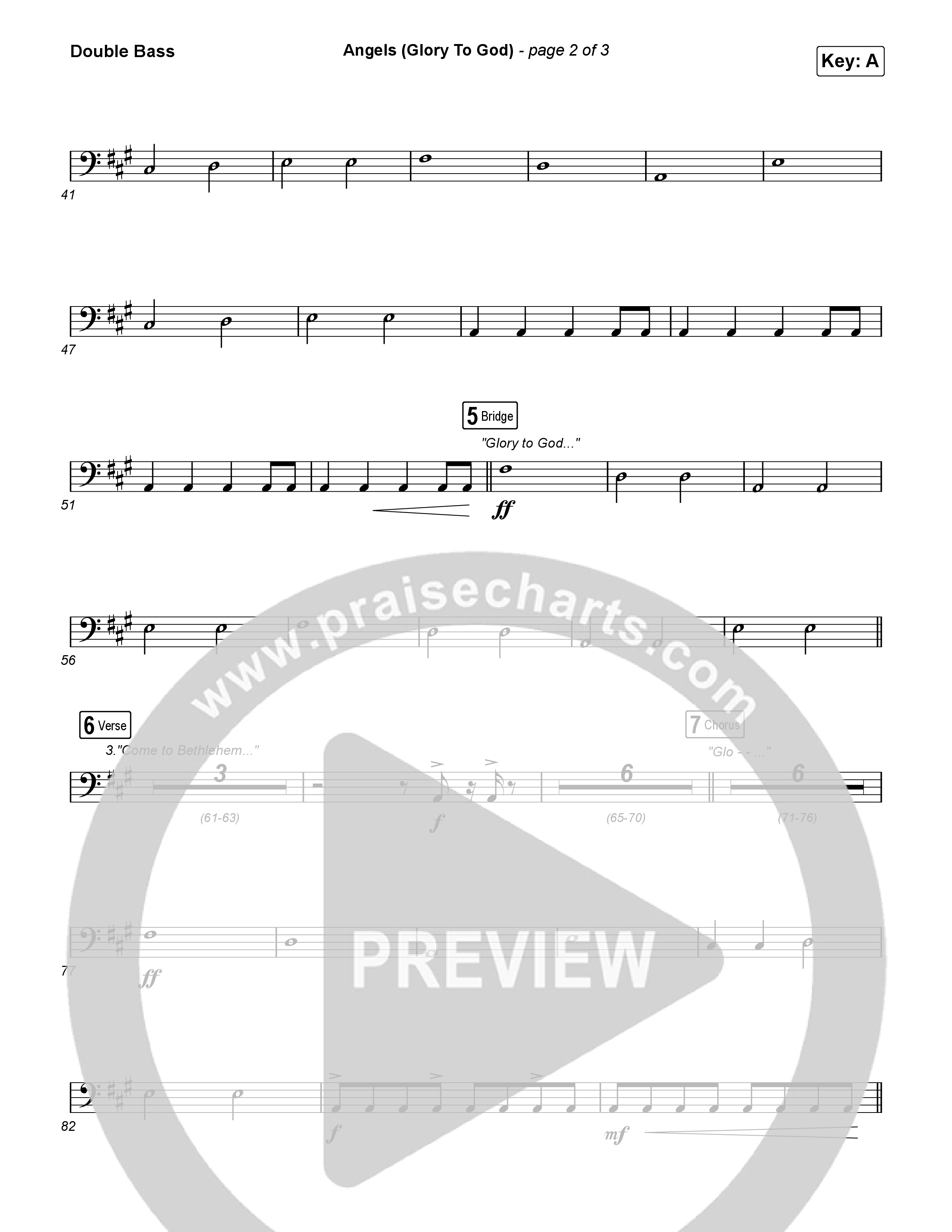 Angels (Glory To God) String Bass (Phil Wickham)