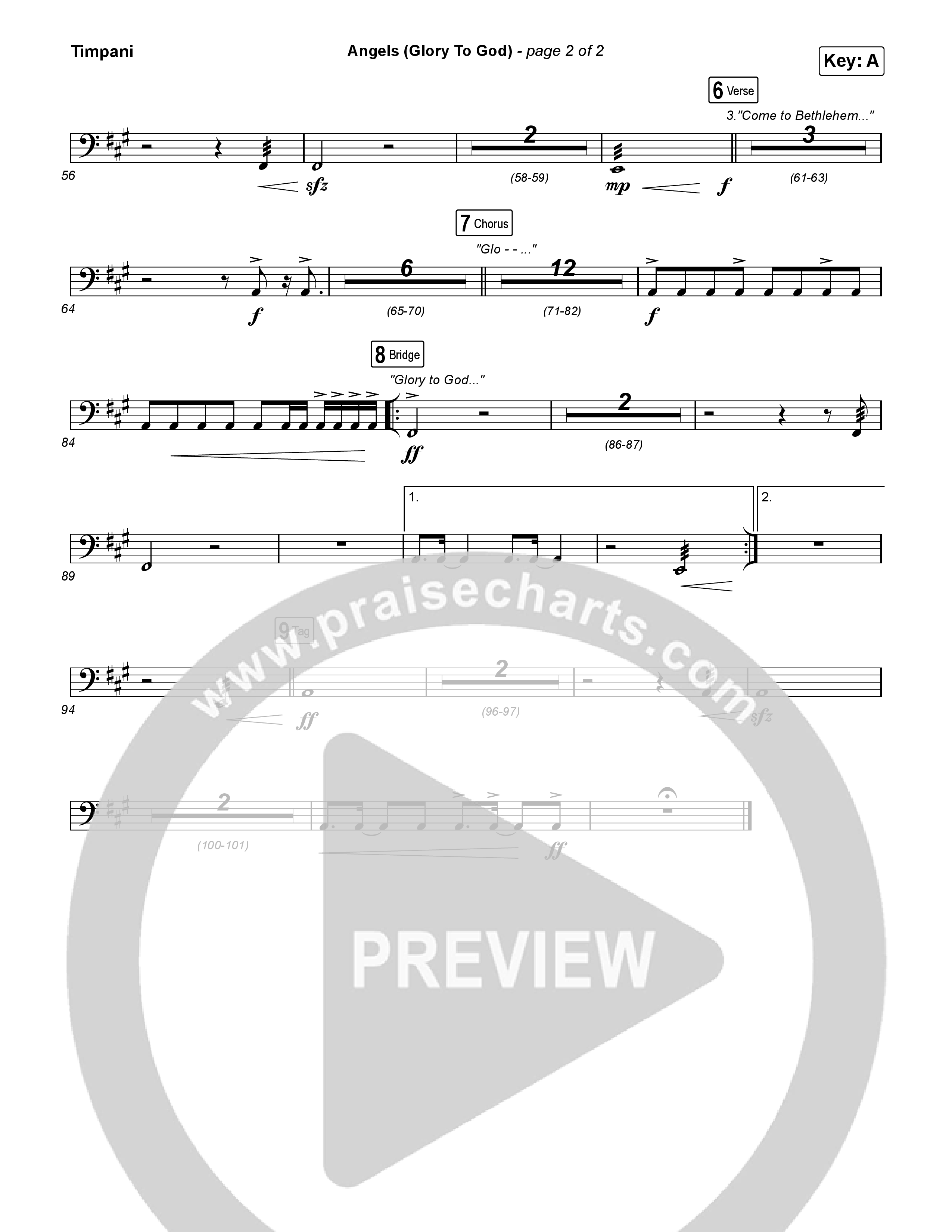 Angels (Glory To God) Timpani (Phil Wickham)