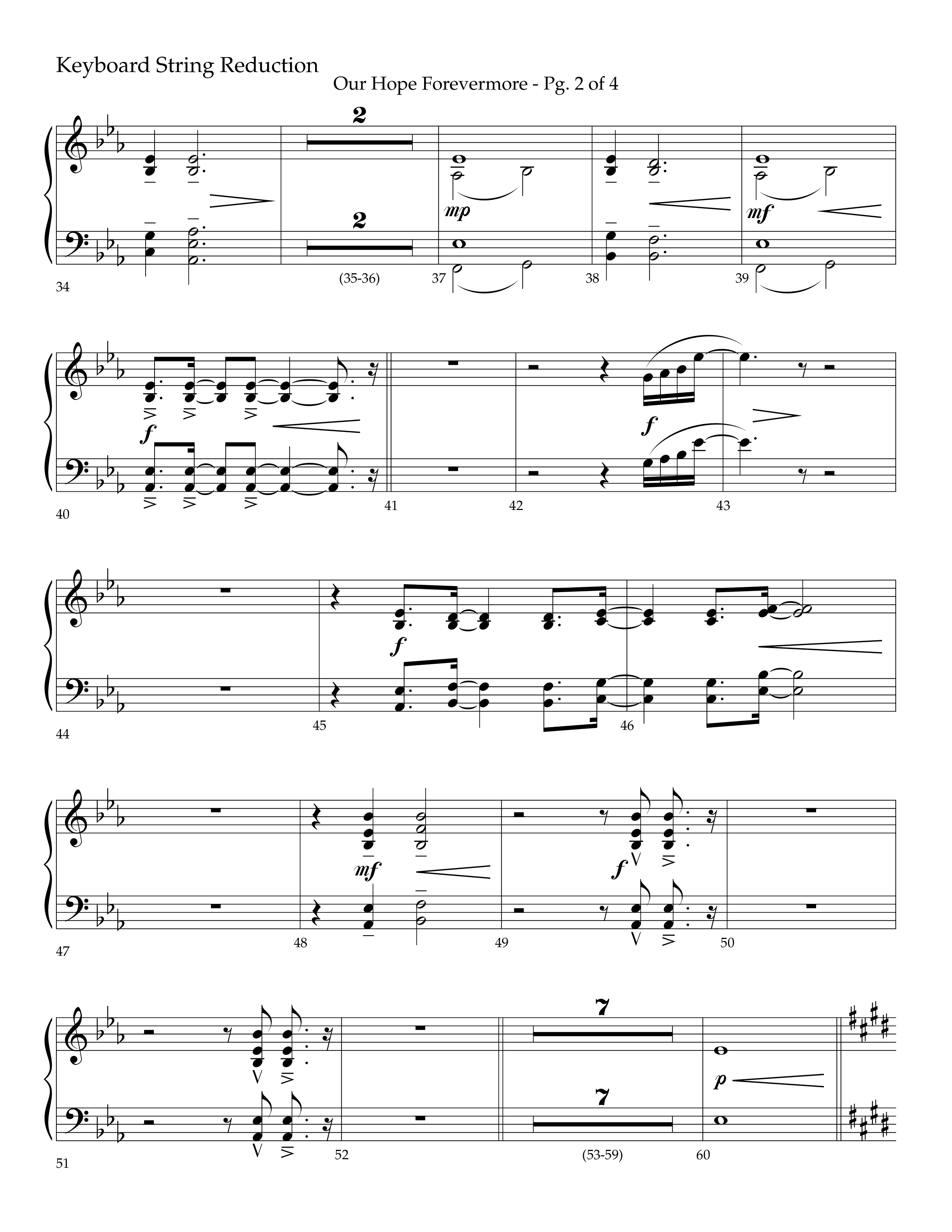 Our Hope Forevermore (Choral Anthem SATB) String Reduction (Lifeway Choral / Arr. John Bolin / Arr. Don Koch)