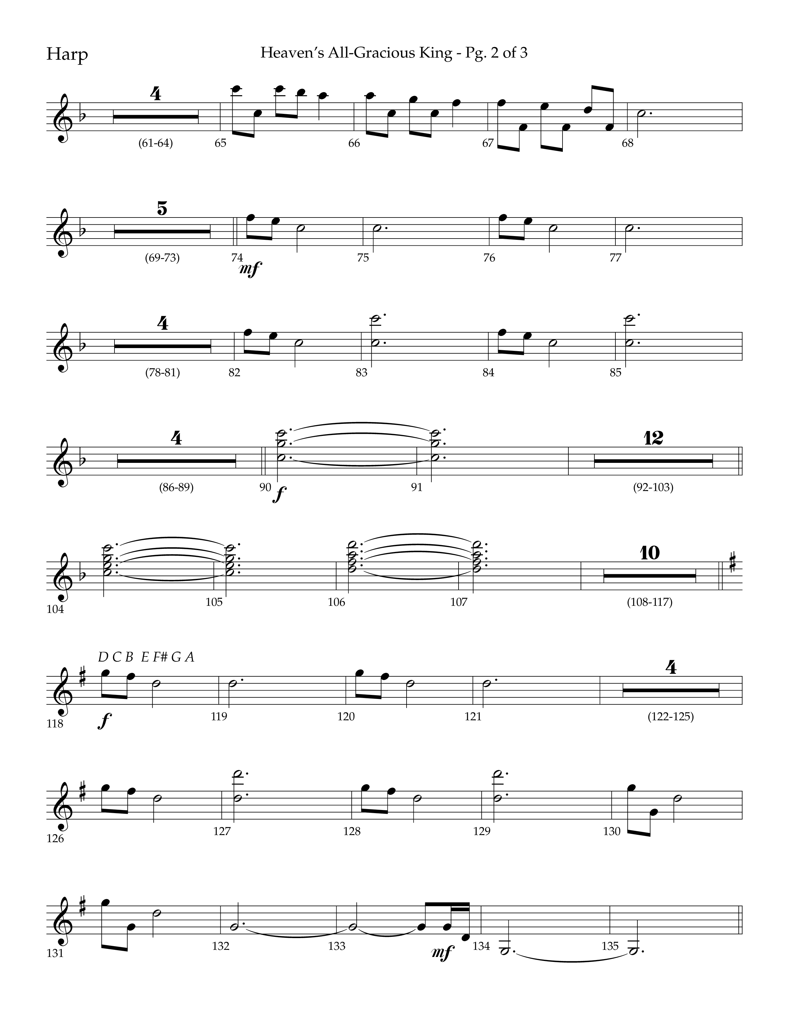 Heaven's All Gracious King (with It Came Upon A Midnight Clear, Away In A Manger, O Come O Come Emma (Choral Anthem SATB) Harp (Lifeway Choral / Arr. John Bolin / Arr. Don Koch)