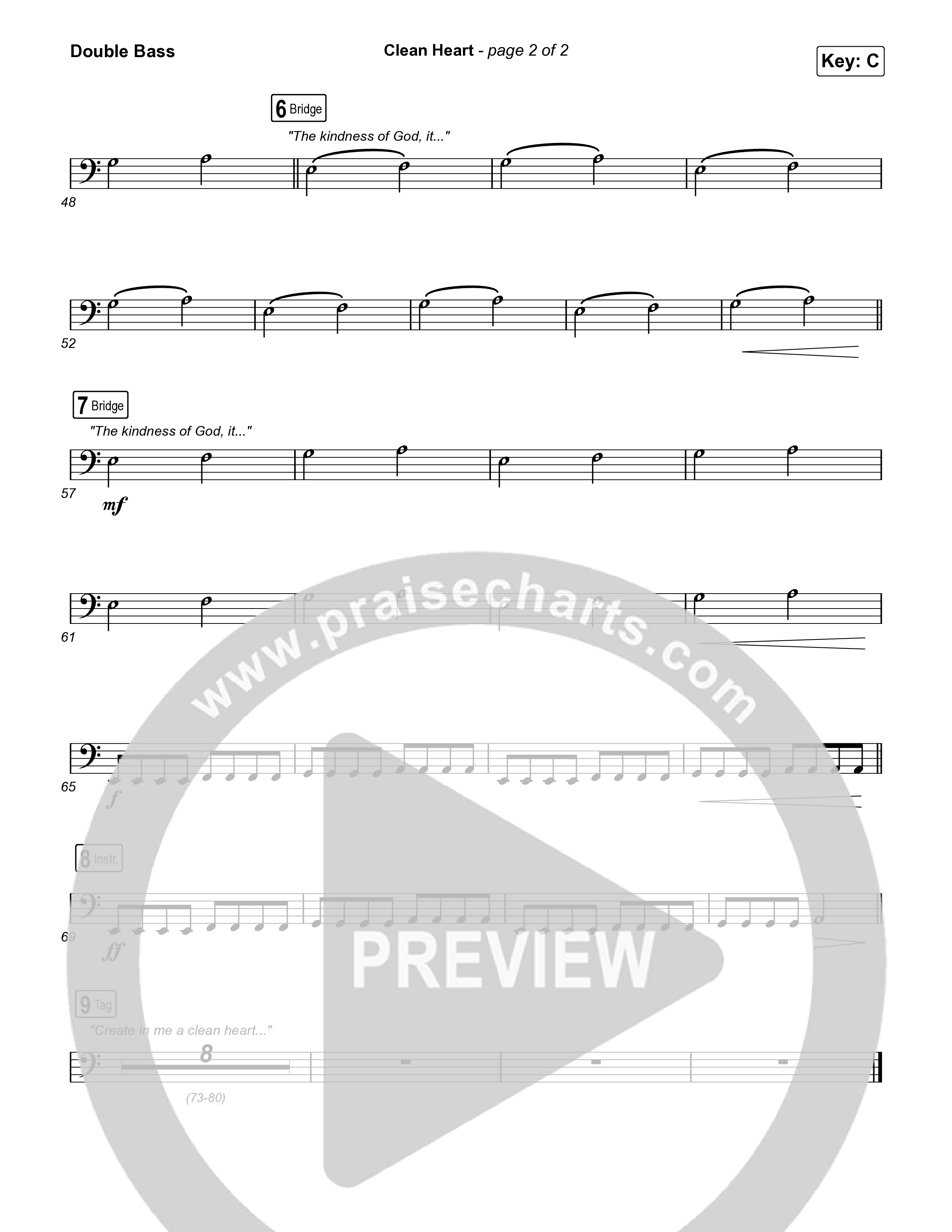 Clean Heart String Bass (Bryan & Katie Torwalt)