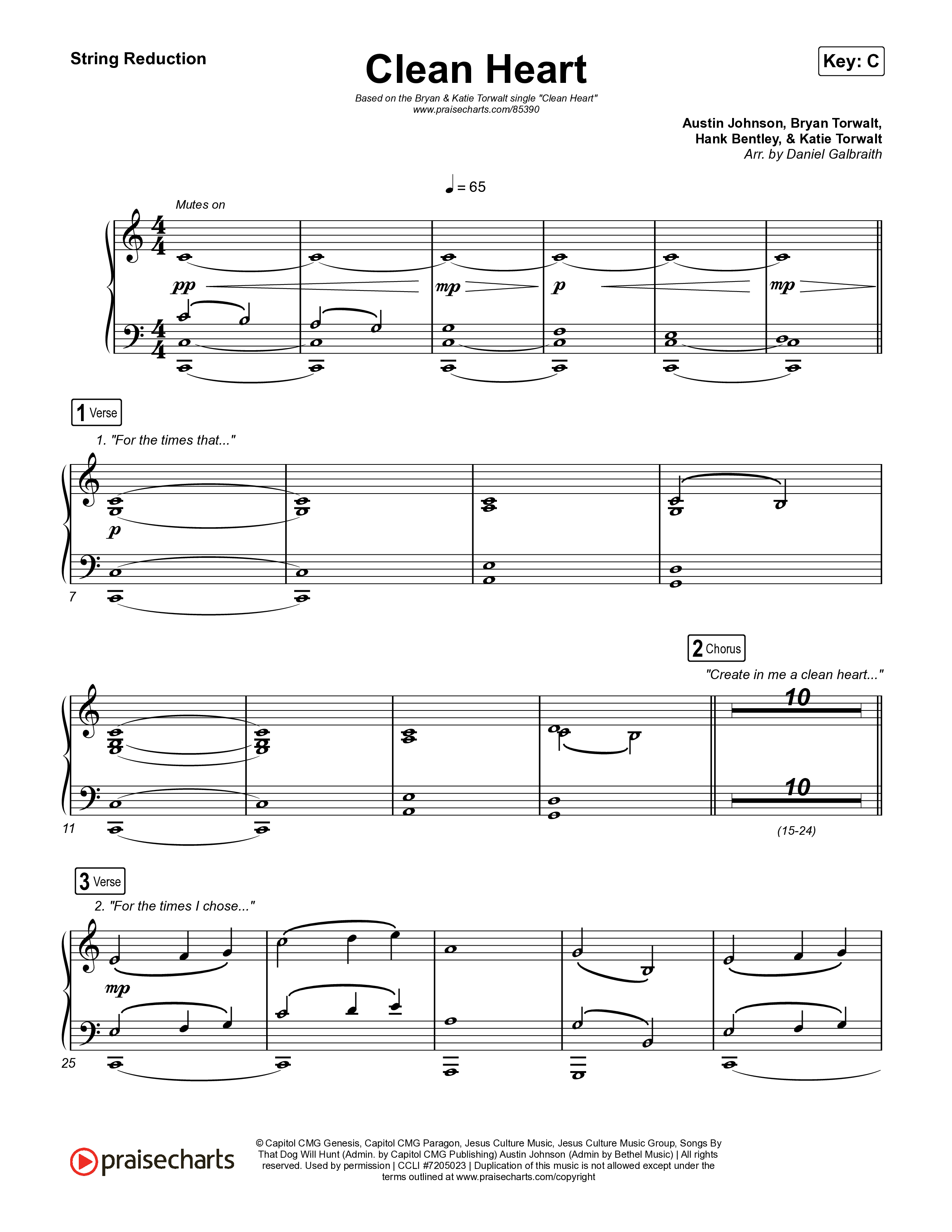Clean Heart String Reduction (Bryan & Katie Torwalt)