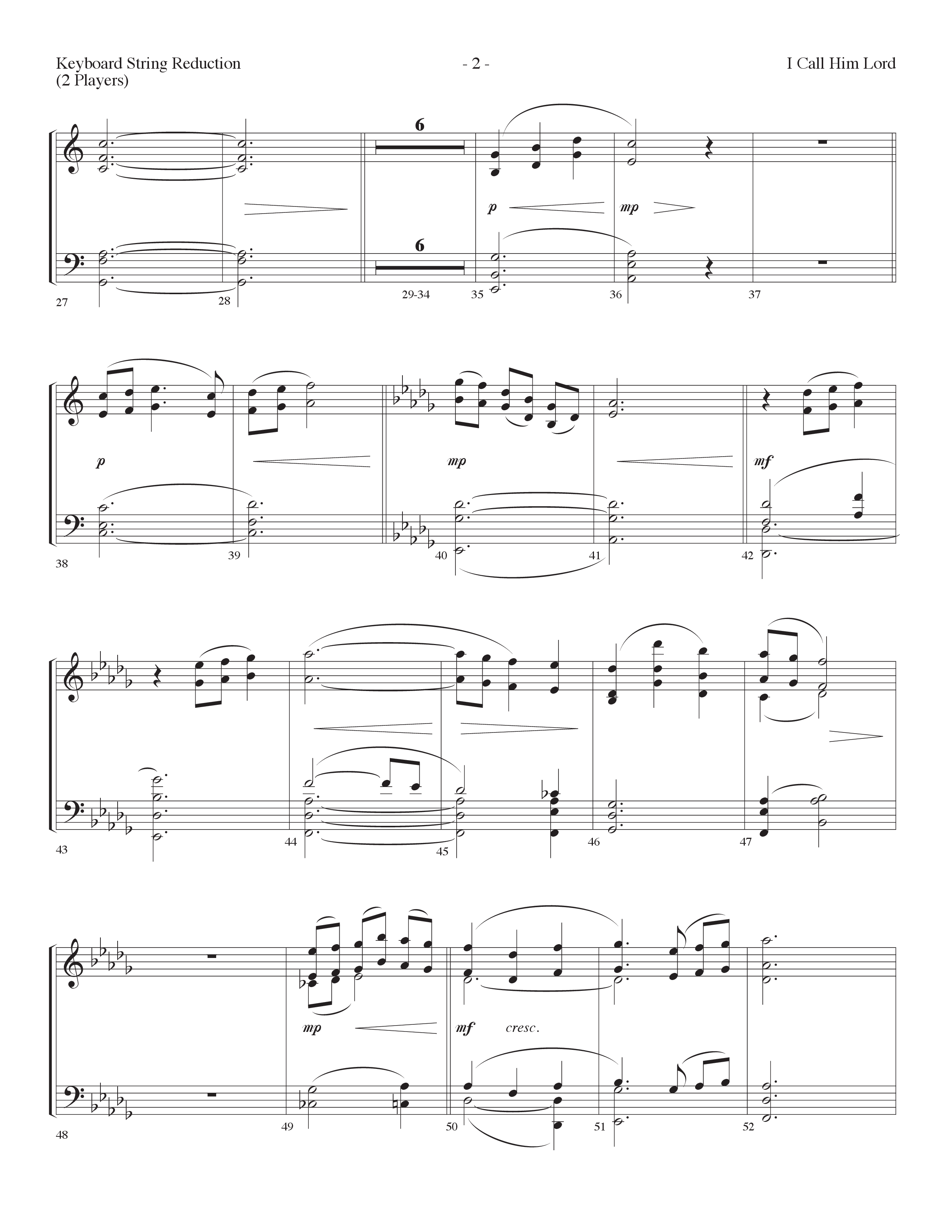 I Call Him Lord (Choral Anthem SATB) String Reduction (Lifeway Choral / Arr. Cliff Duren)
