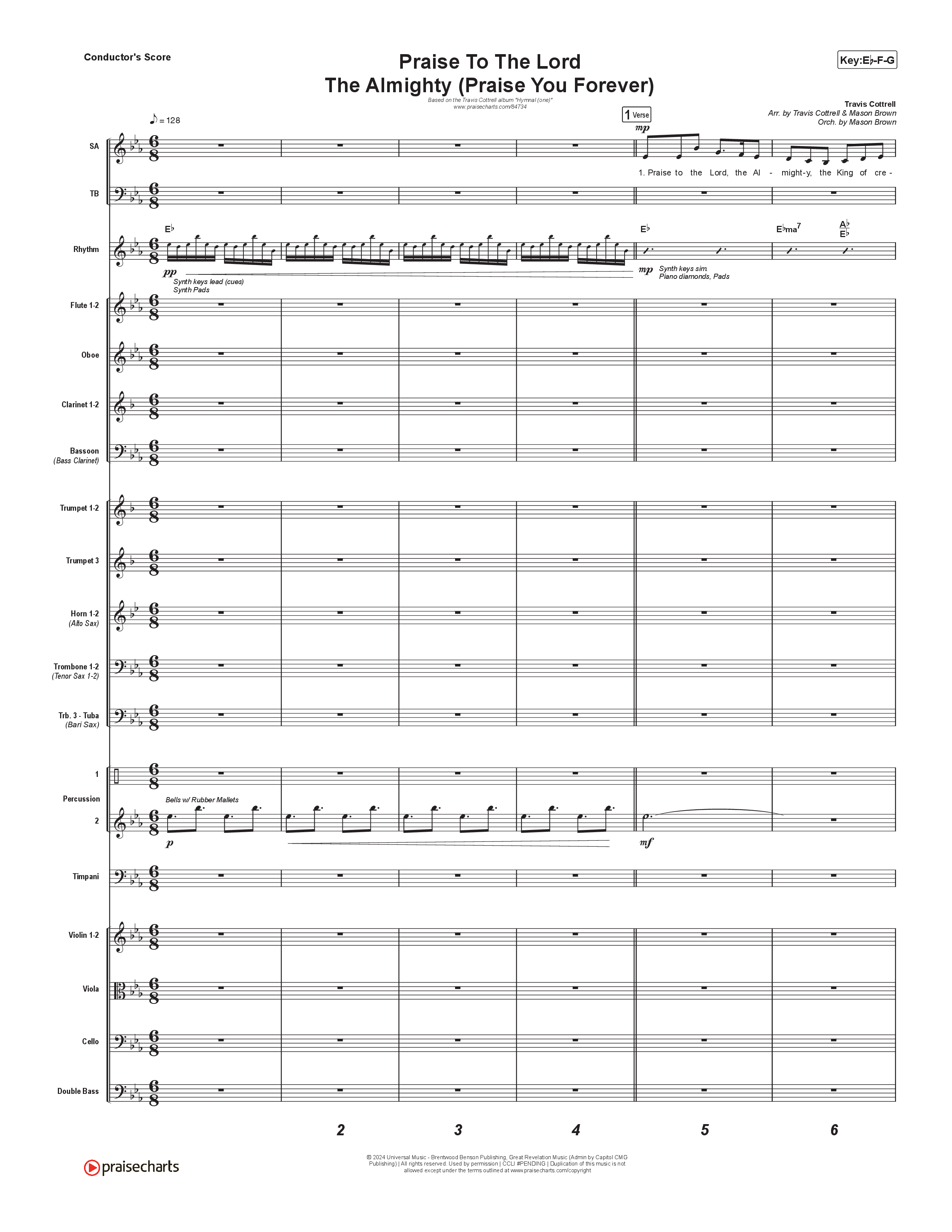 Hymnal (one) (7 Song Collection) Song 2 (Orchestration) (Travis Cottrell / Arr. Mason Brown)