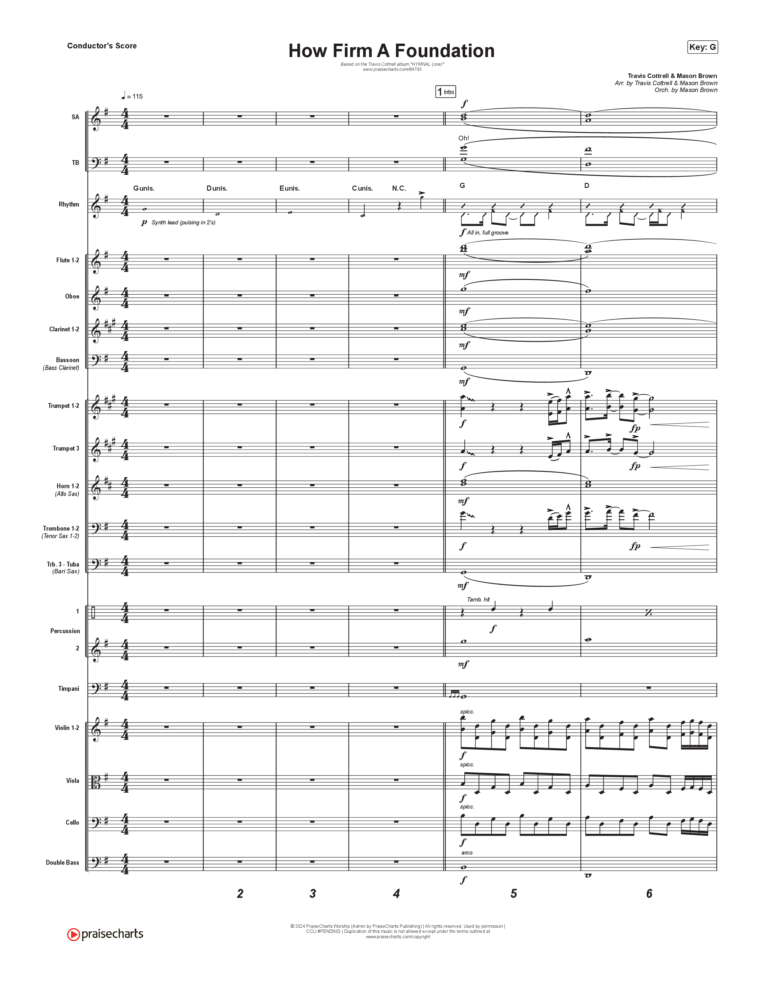 Hymnal (one) (7 Song Collection) Song 7 (Orchestration) (Travis Cottrell / Arr. Mason Brown)