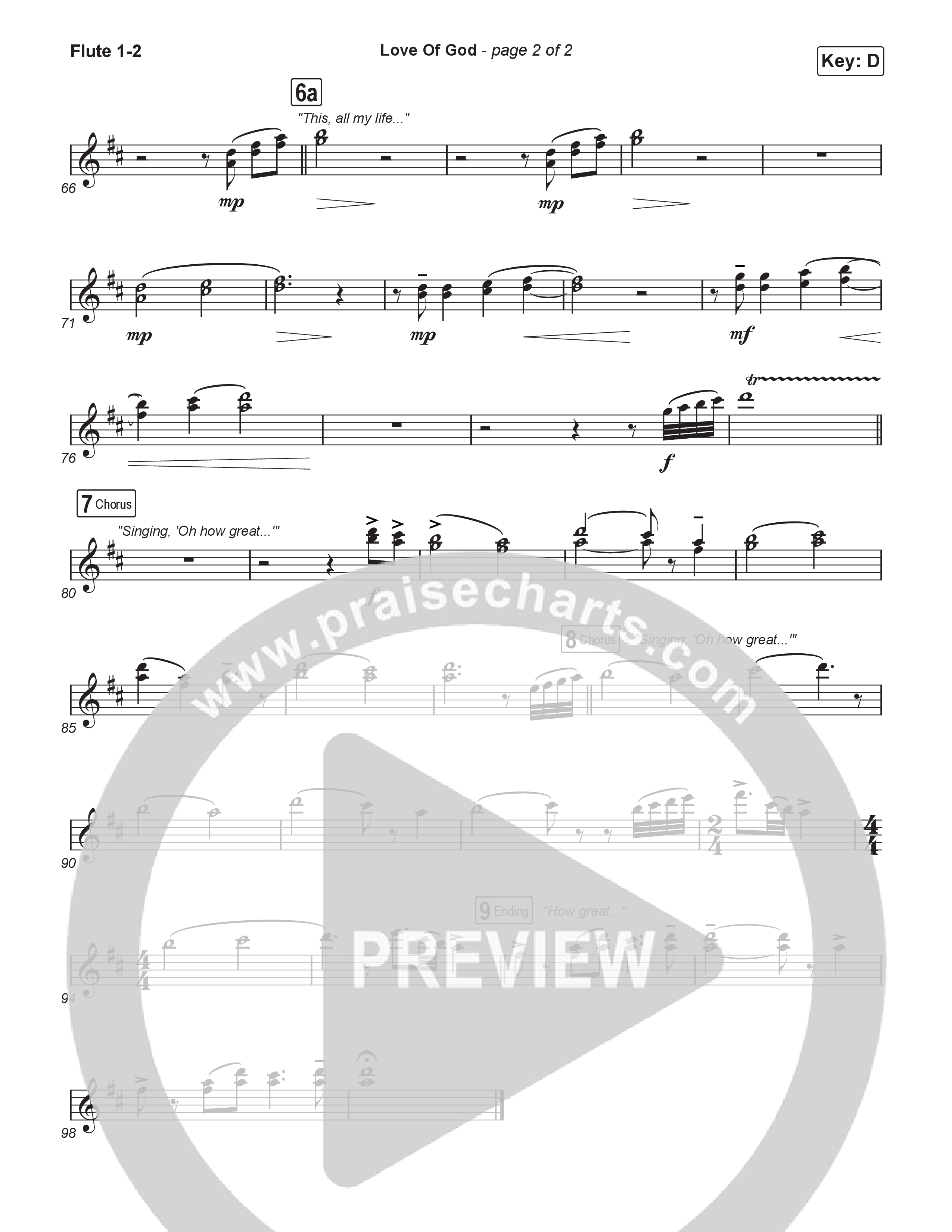 Love Of God (Choral/SATB) Wind Pack (Travis Cottrell / Arr. Mason Brown)