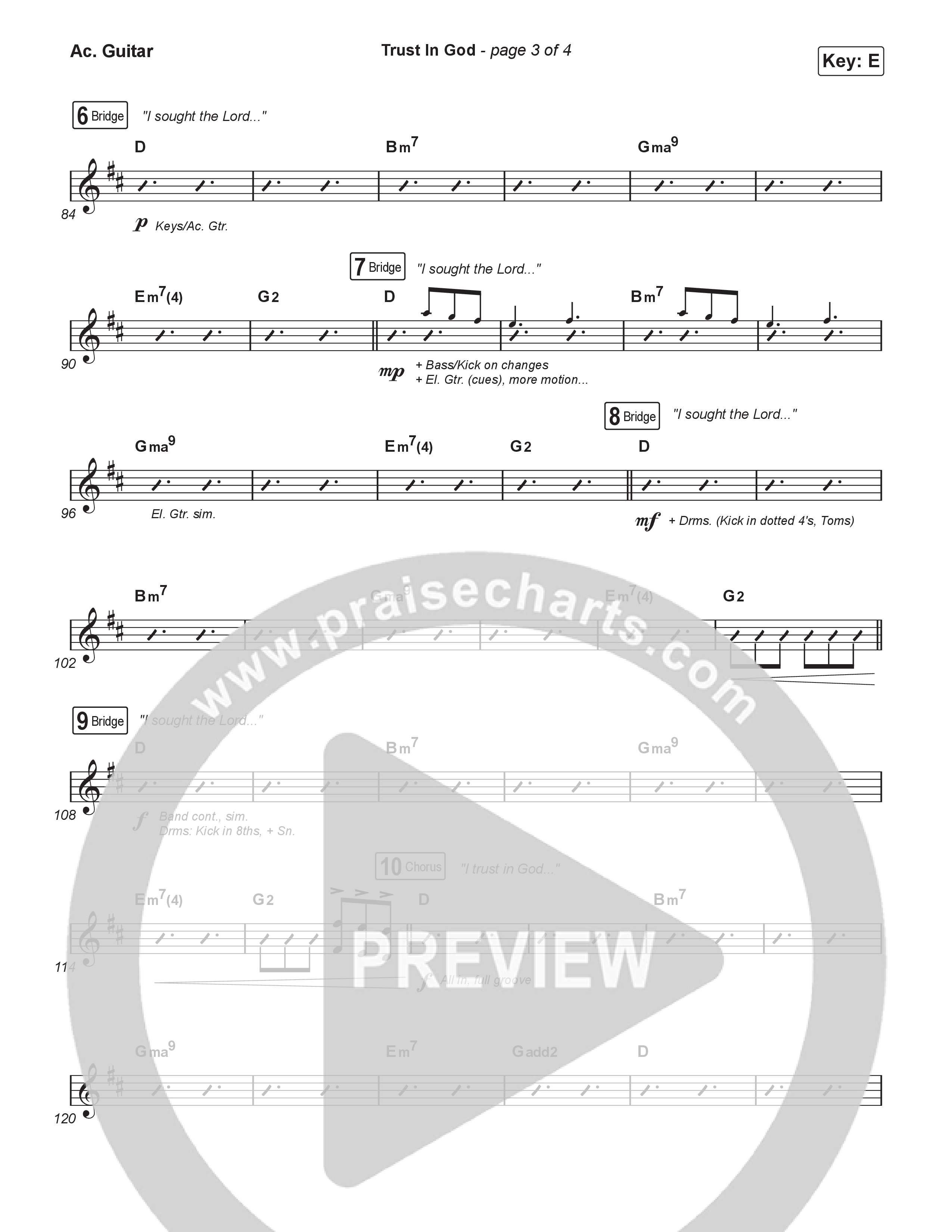 Trust In God (Choral/SATB) Acoustic Guitar (Travis Cottrell / Emily Clapp / Arr. Mason Brown)