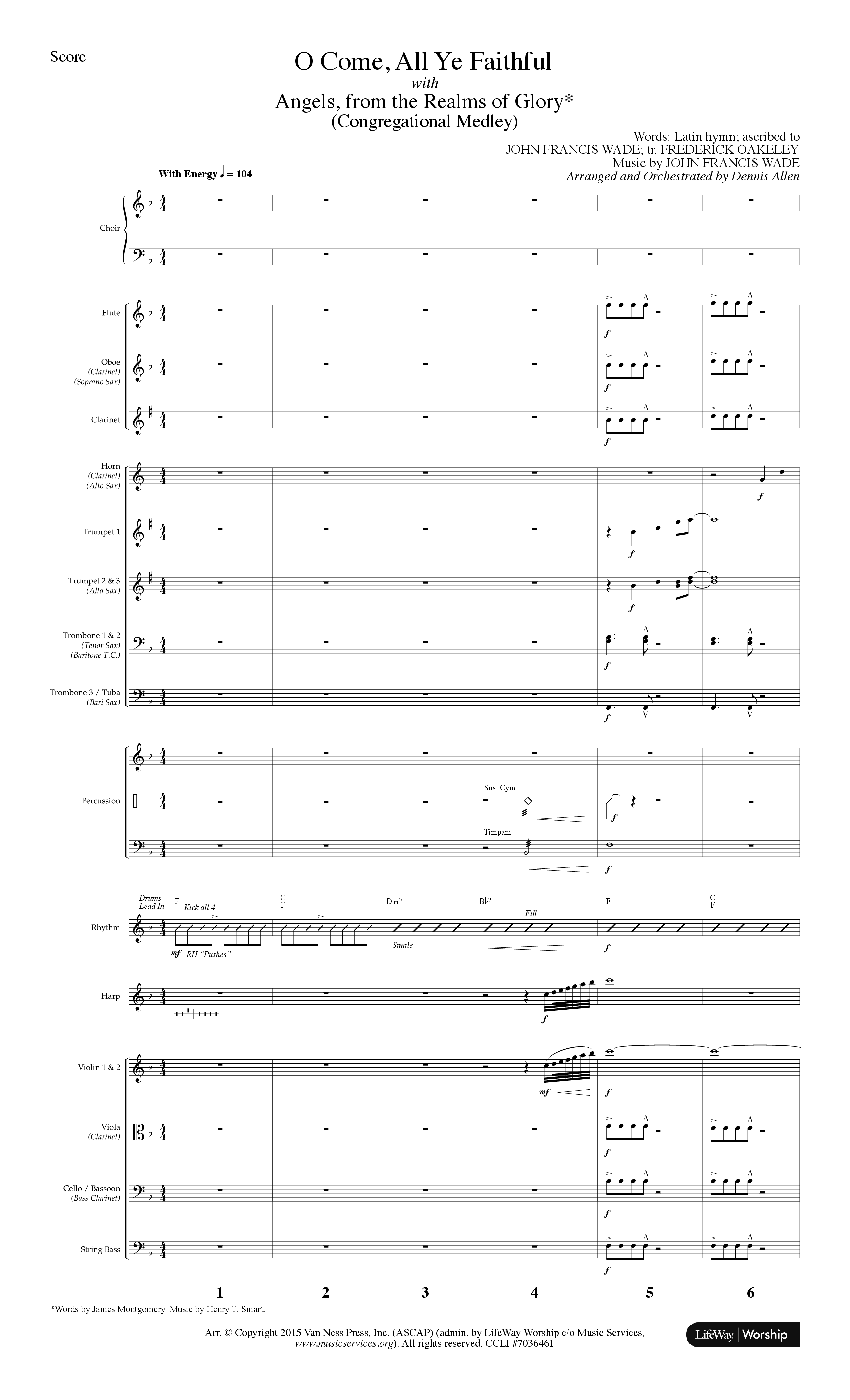 Come And Behold Him (7 Song Choral Collection) Song 2 (Orchestration) (Lifeway Choral / Arr. Dennis Allen)