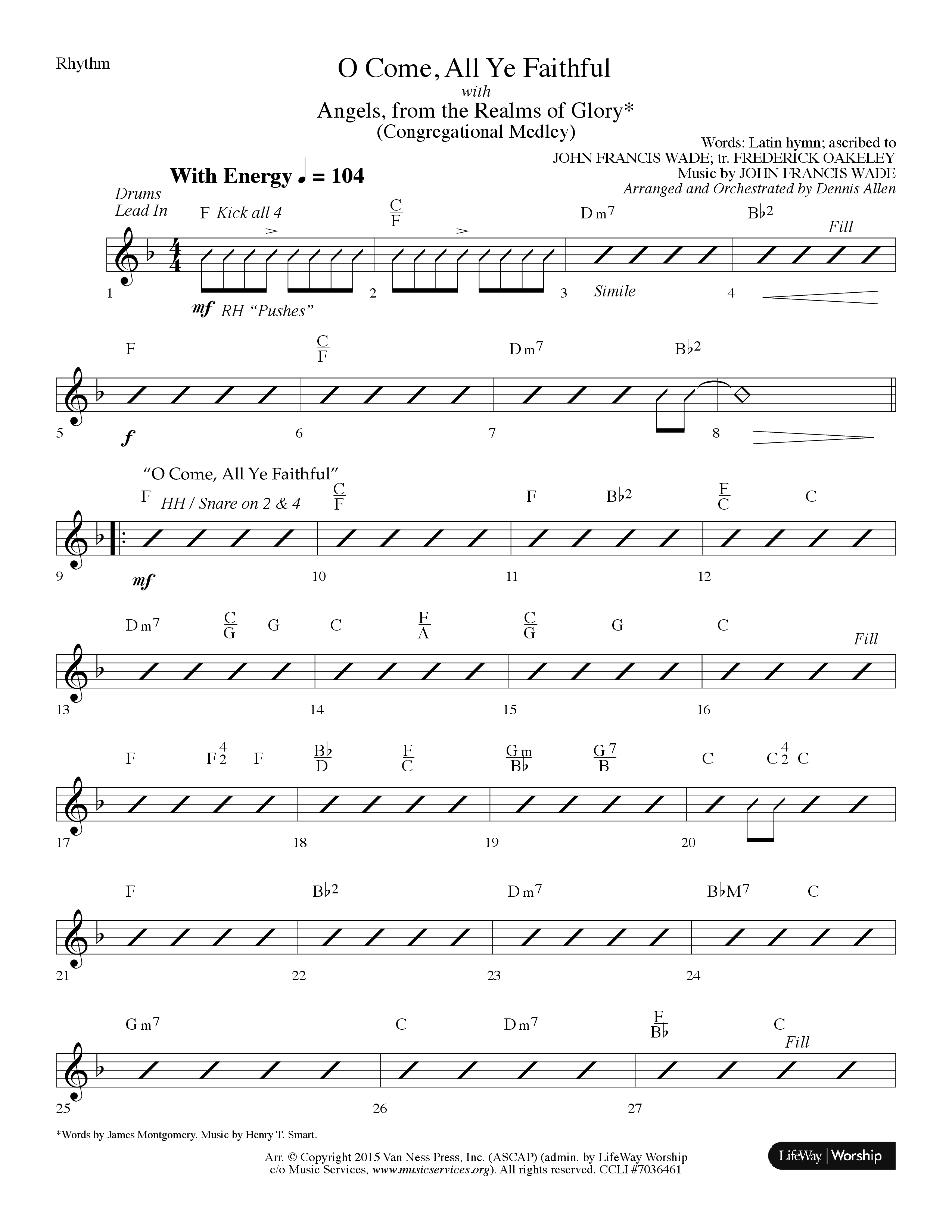 Come And Behold Him (7 Song Choral Collection) Song 2 (Rhythm) (Lifeway Choral / Arr. Dennis Allen)