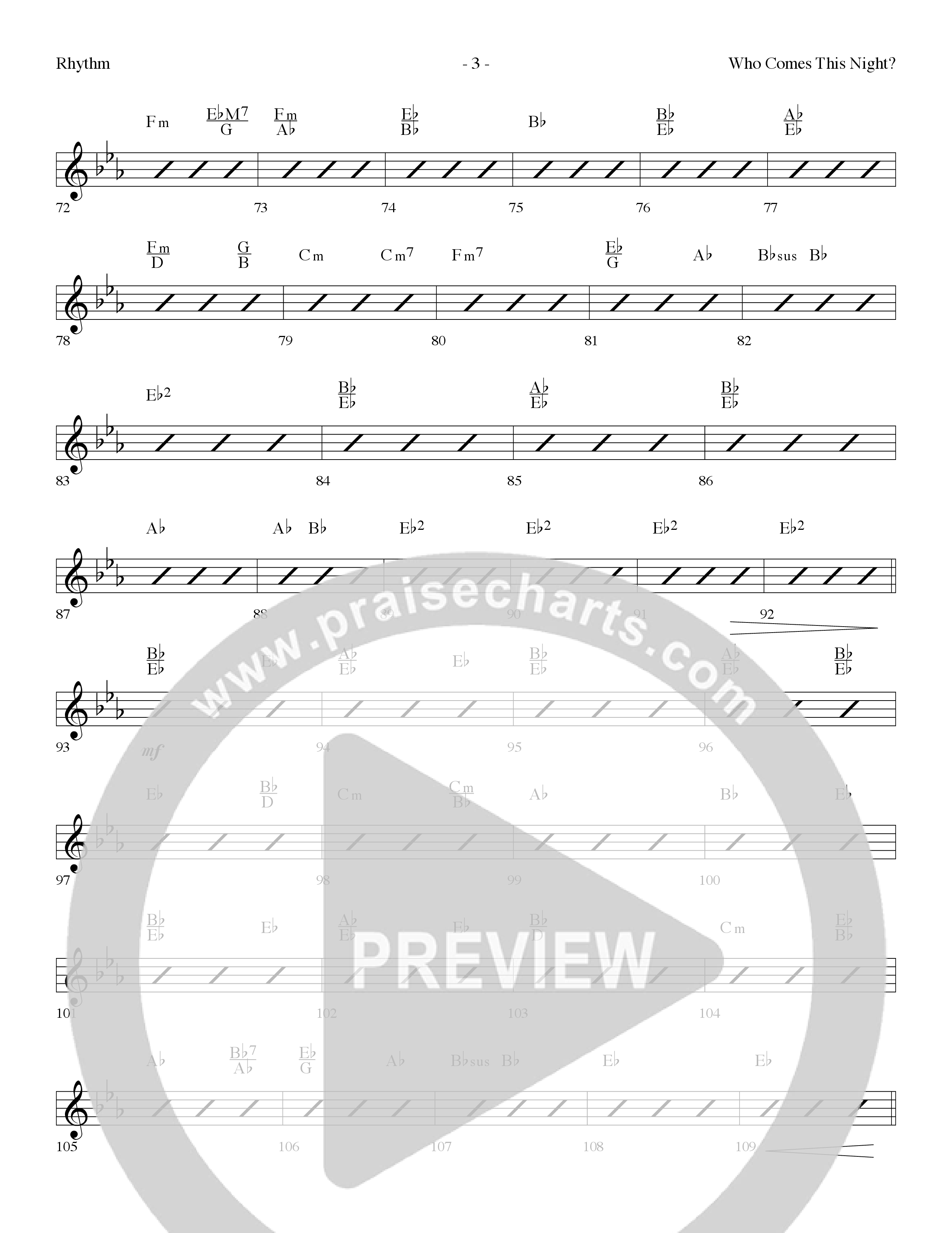 Come And Behold Him (7 Song Choral Collection) Song 3 (Rhythm) (Lifeway Choral / Arr. Dennis Allen)