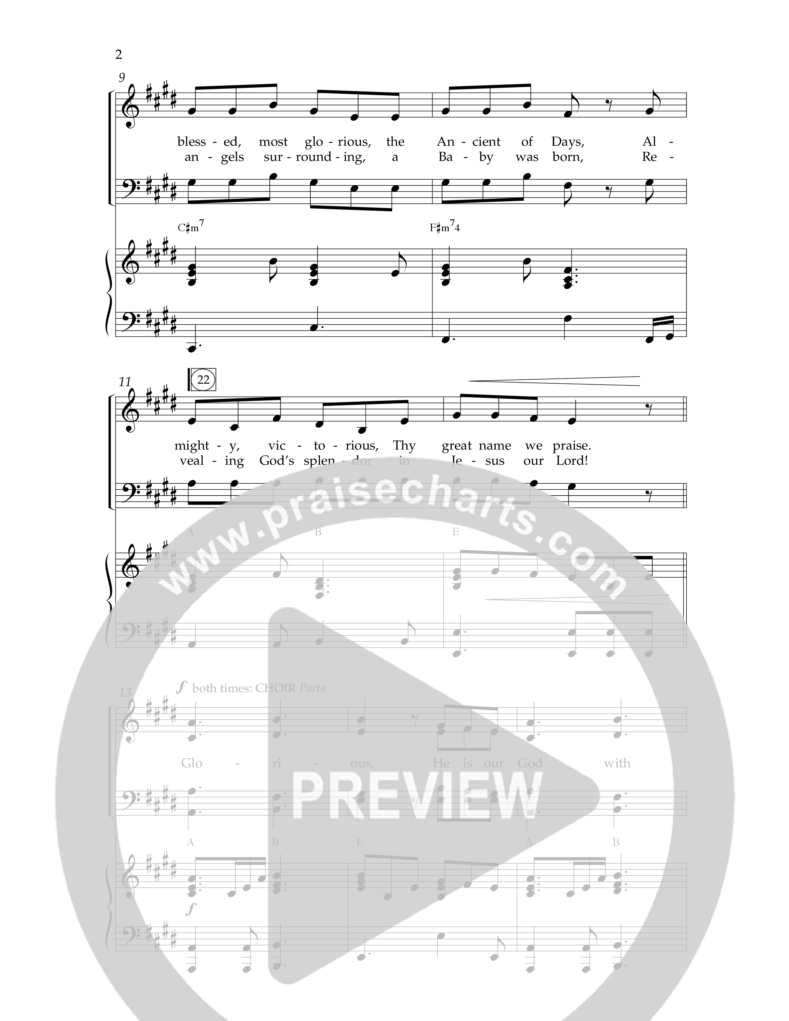 Come And Behold Him (7 Song Choral Collection) Song 4 (Piano SATB) (Lifeway Choral / Arr. Dennis Allen)