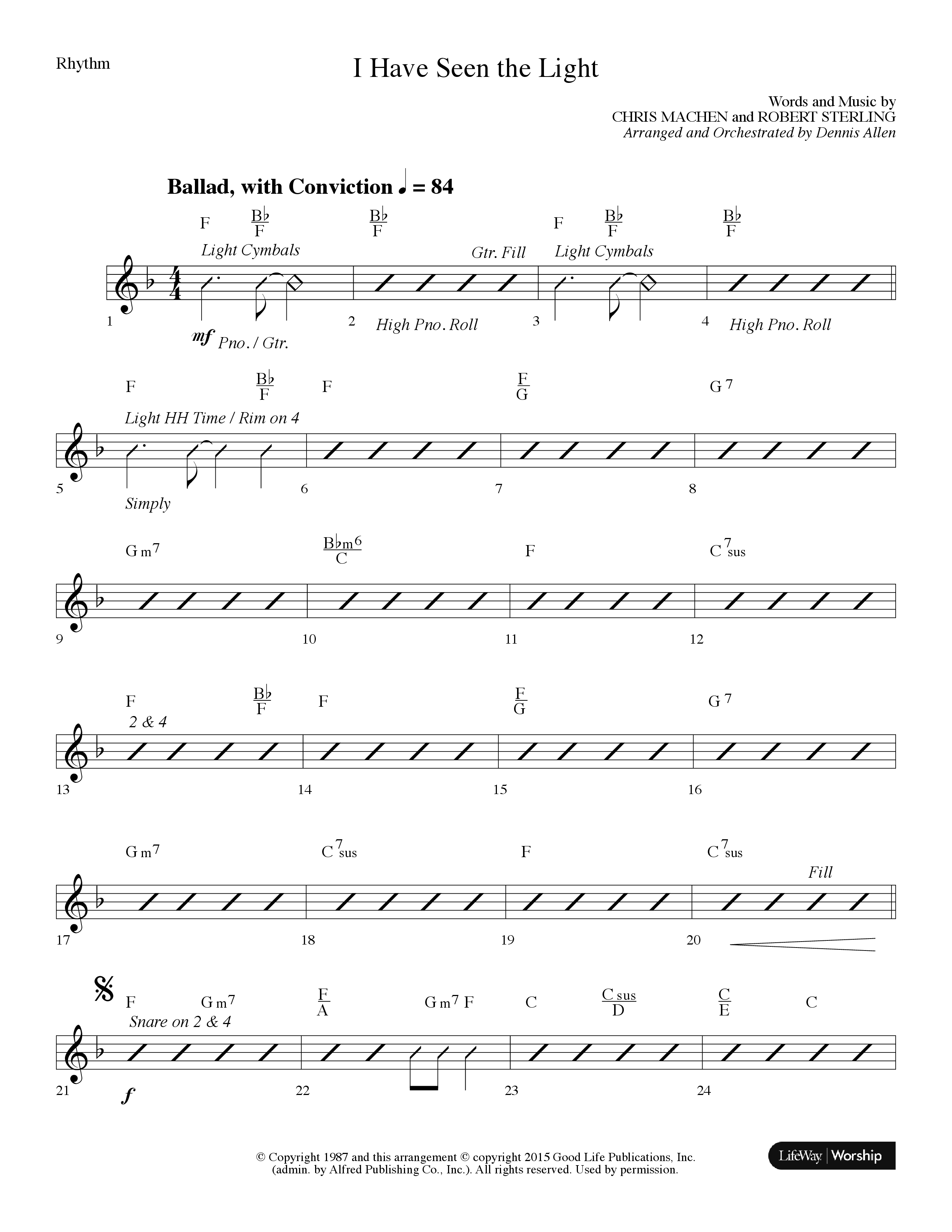 Come And Behold Him (7 Song Choral Collection) Song 5 (Rhythm) (Lifeway Choral / Arr. Dennis Allen)