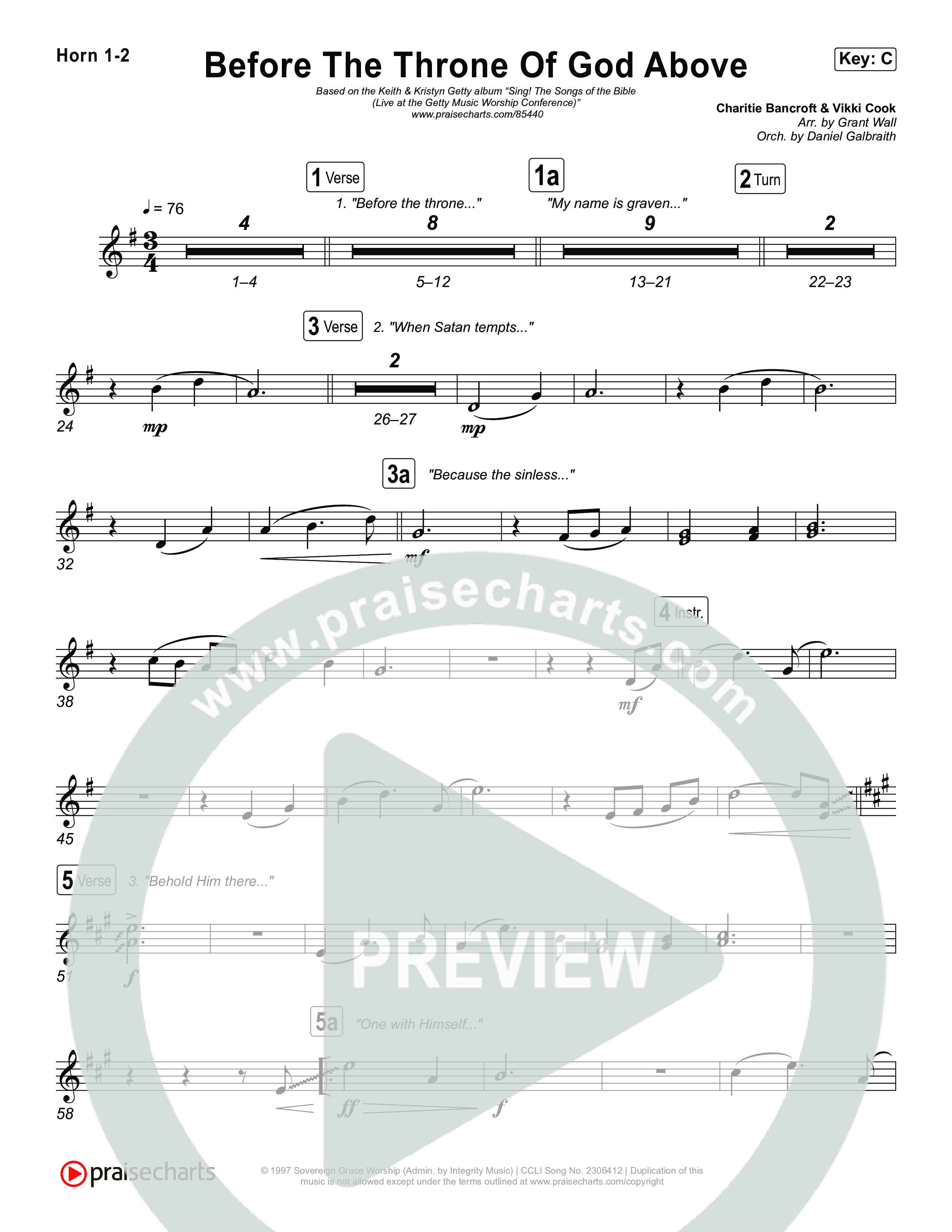 Before The Throne Of God Above Brass Pack (Keith & Kristyn Getty)