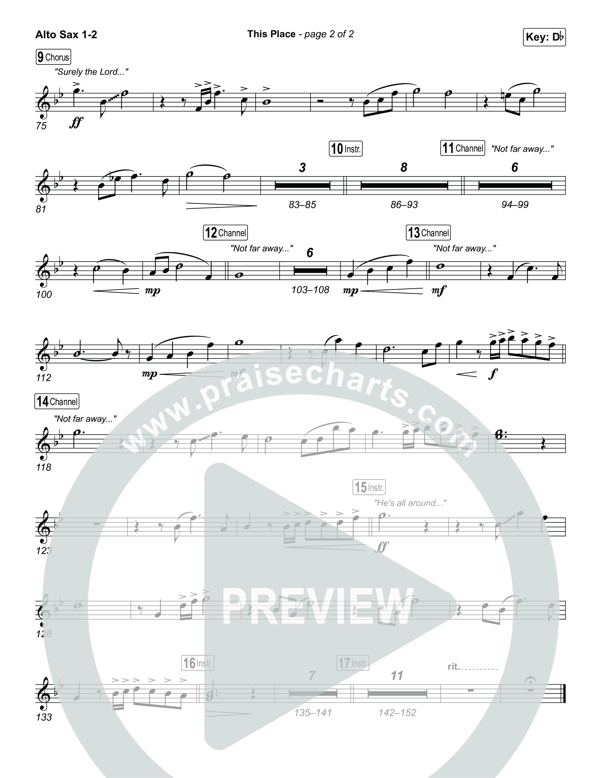 This Place Sax Pack (The Belonging Co / Natalie Grant)