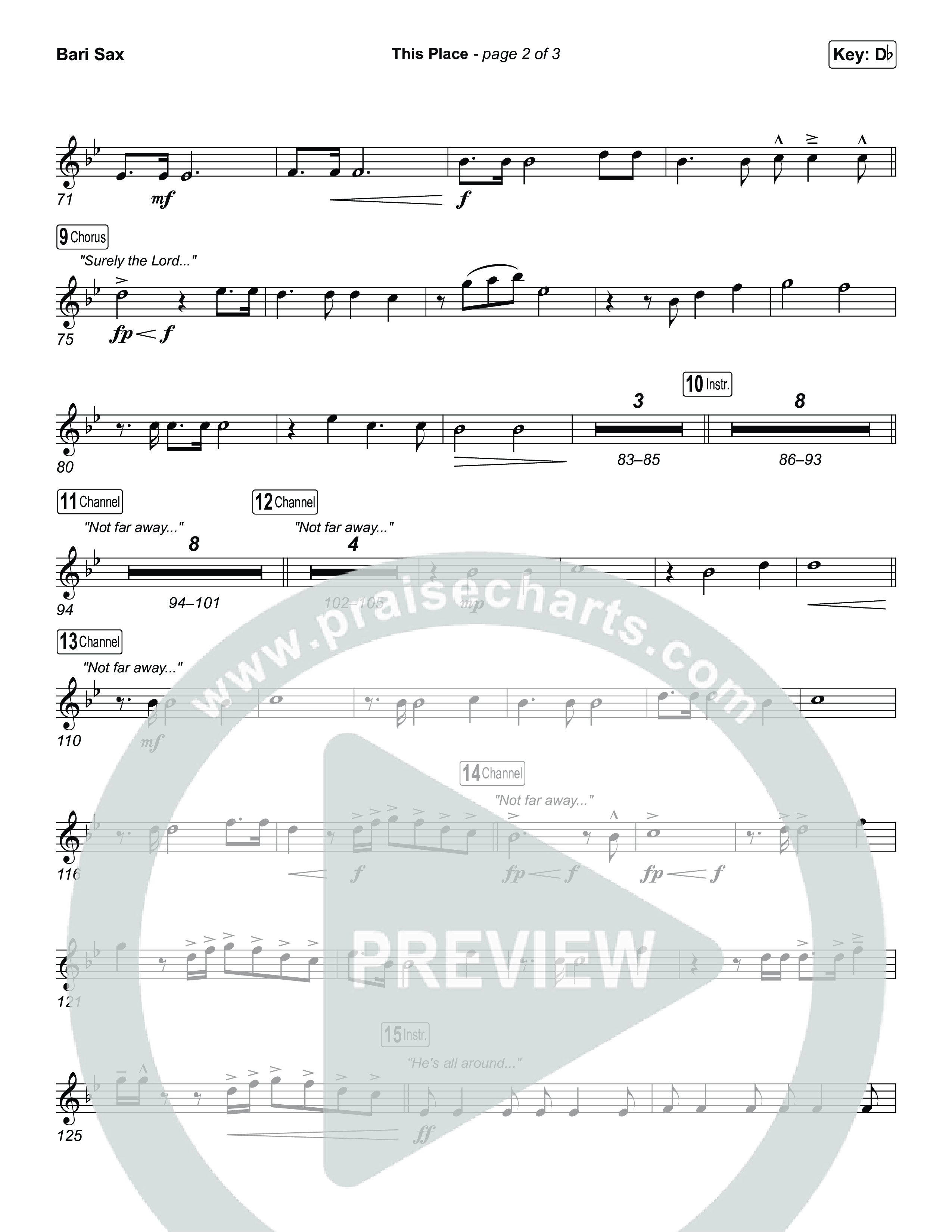 This Place Bari Sax (The Belonging Co / Natalie Grant)