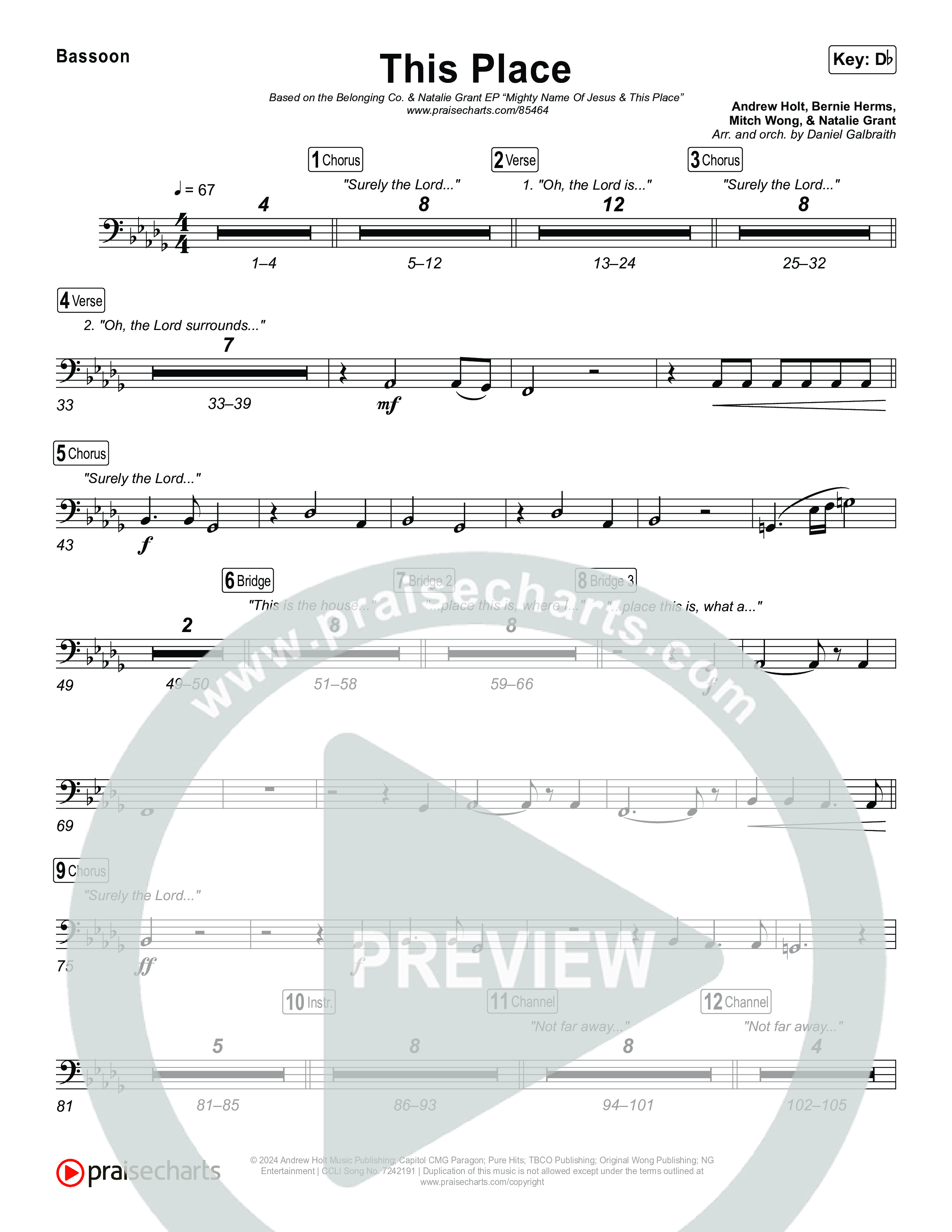 This Place Bassoon (The Belonging Co / Natalie Grant)