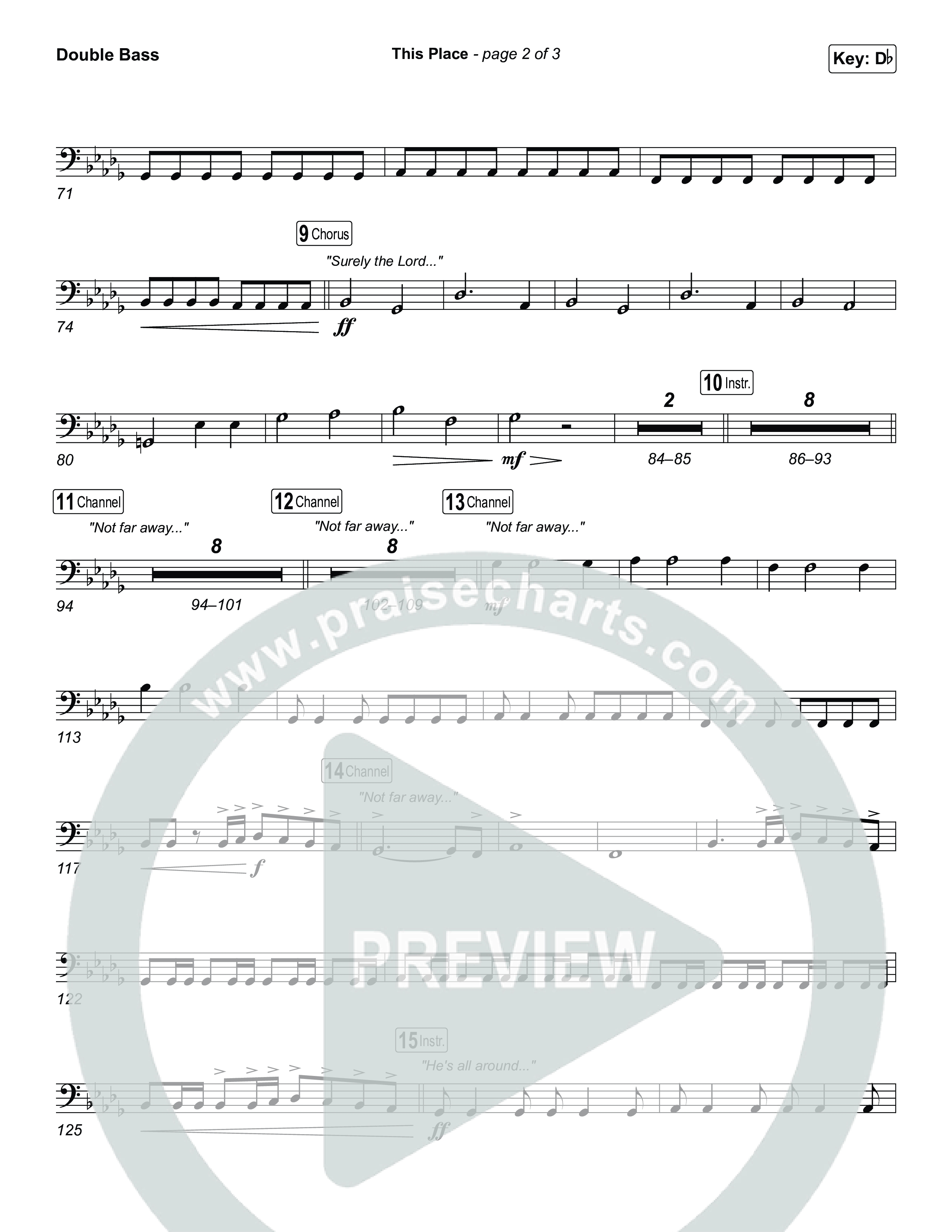 This Place String Bass (The Belonging Co / Natalie Grant)