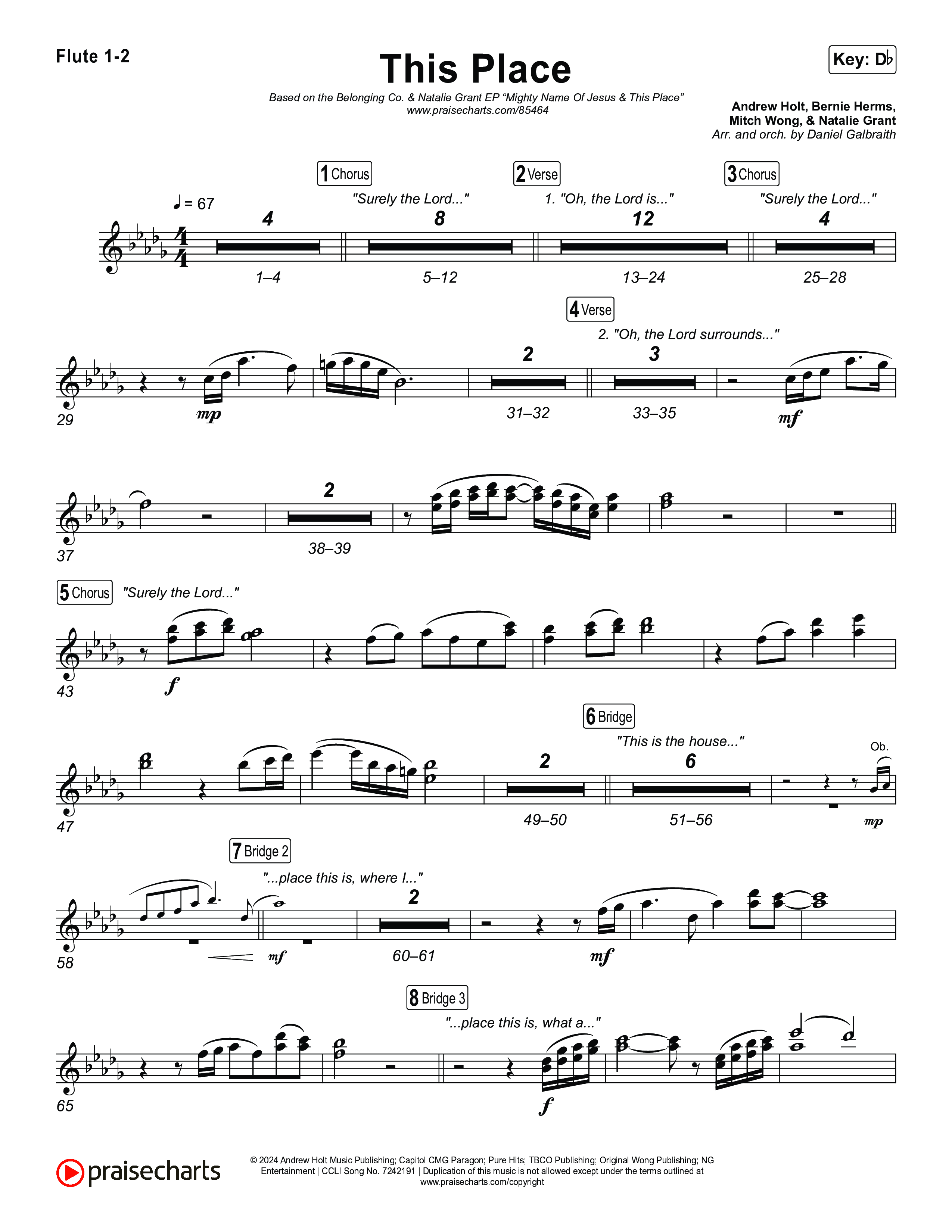 This Place Flute 1,2 (The Belonging Co / Natalie Grant)