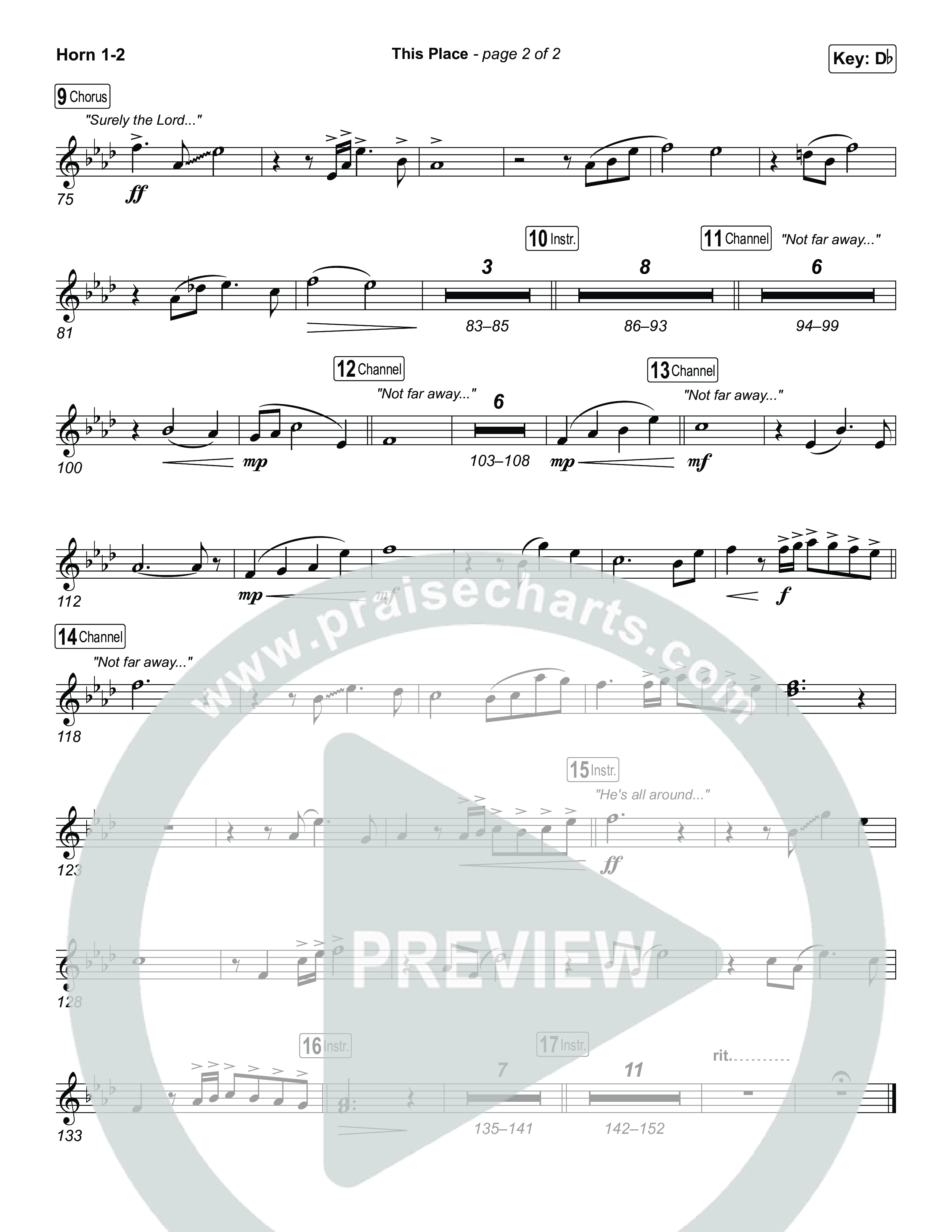 This Place French Horn 1,2 (The Belonging Co / Natalie Grant)