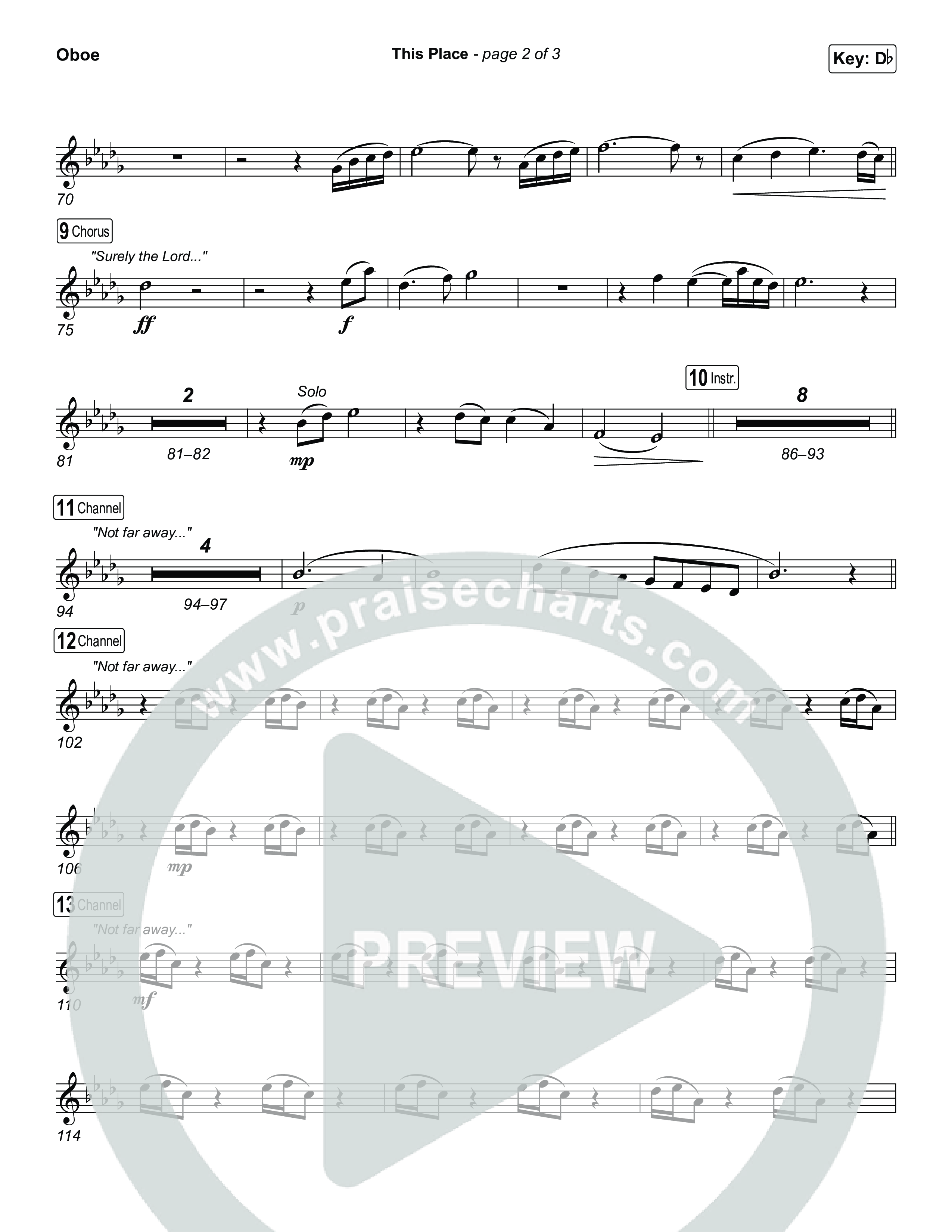 This Place Oboe (The Belonging Co / Natalie Grant)