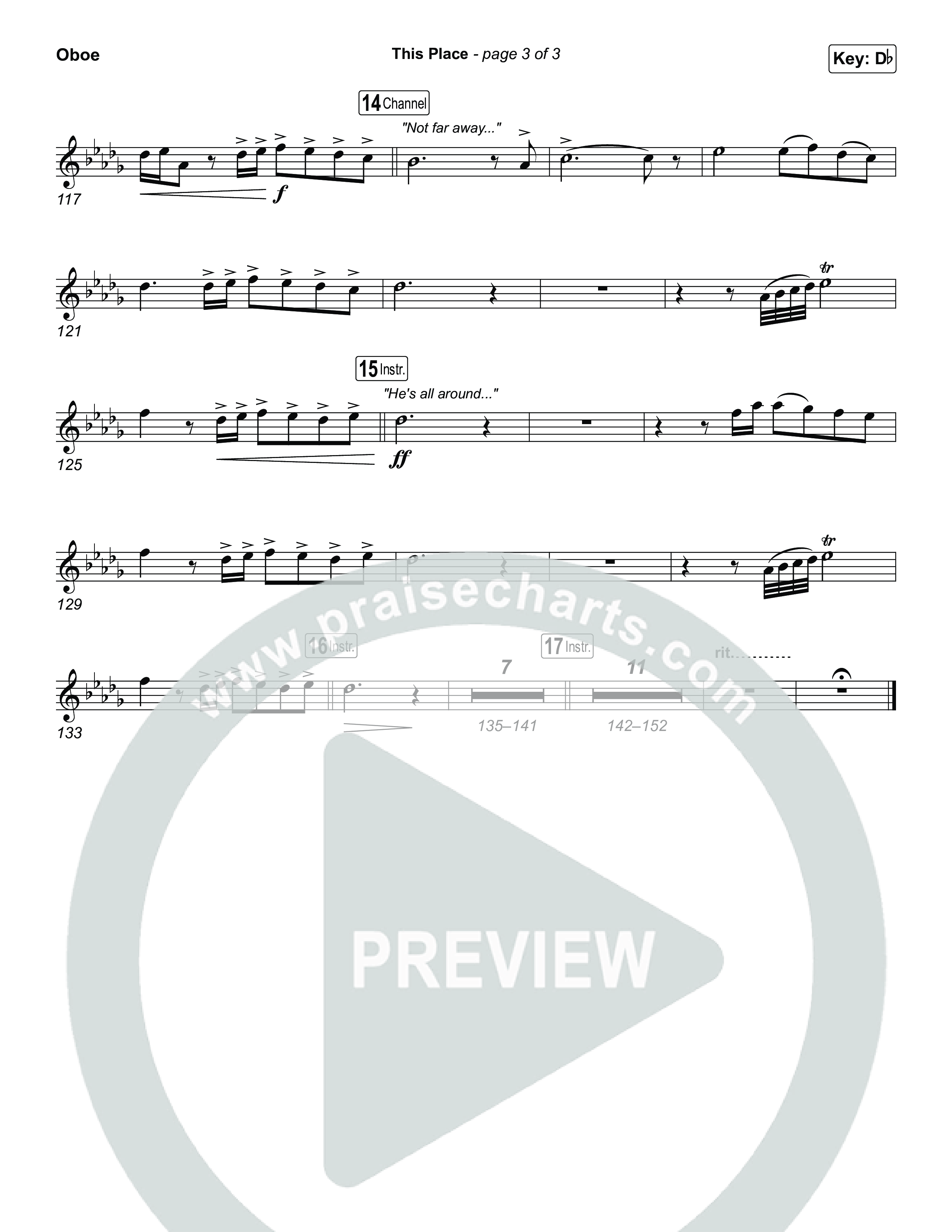 This Place Oboe (The Belonging Co / Natalie Grant)