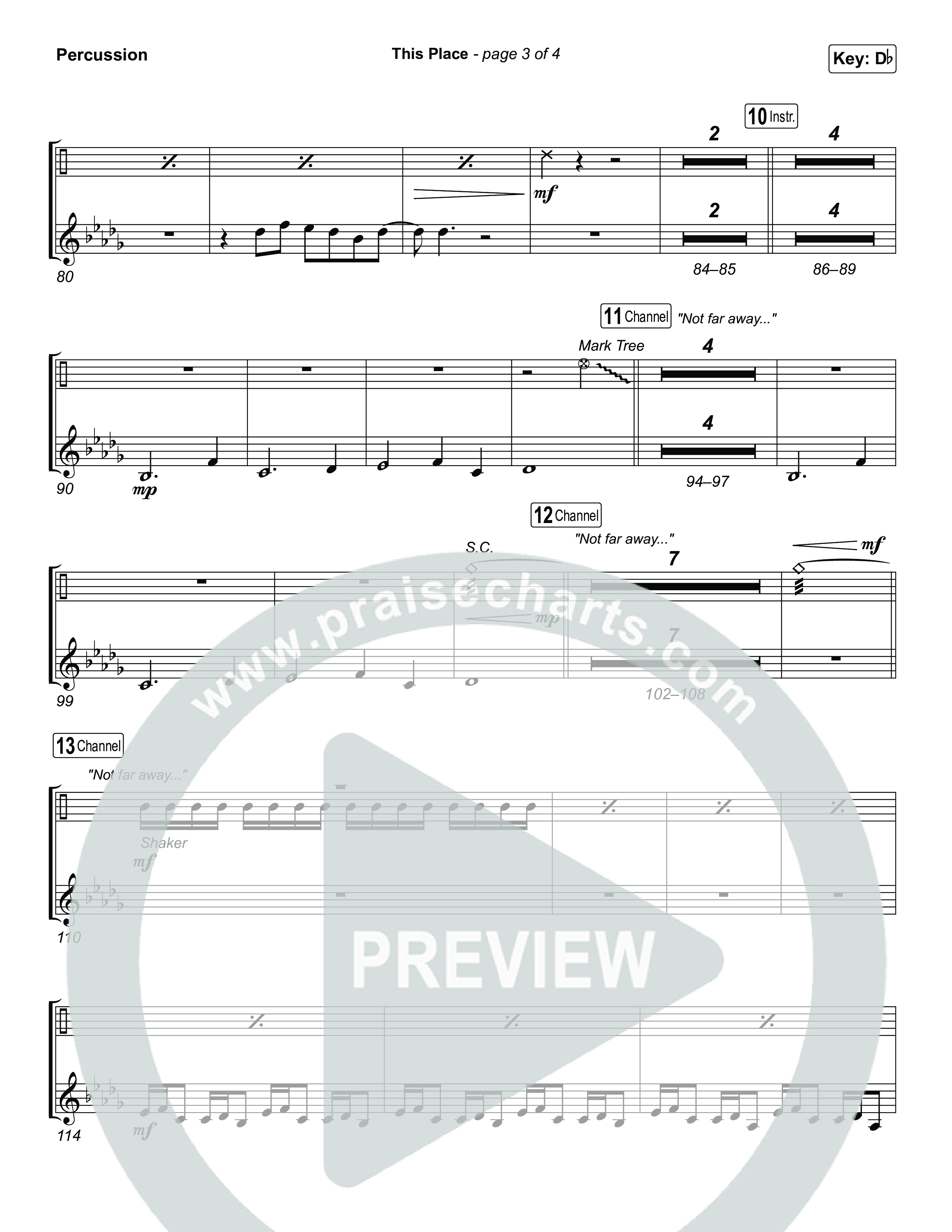 This Place Percussion (The Belonging Co / Natalie Grant)