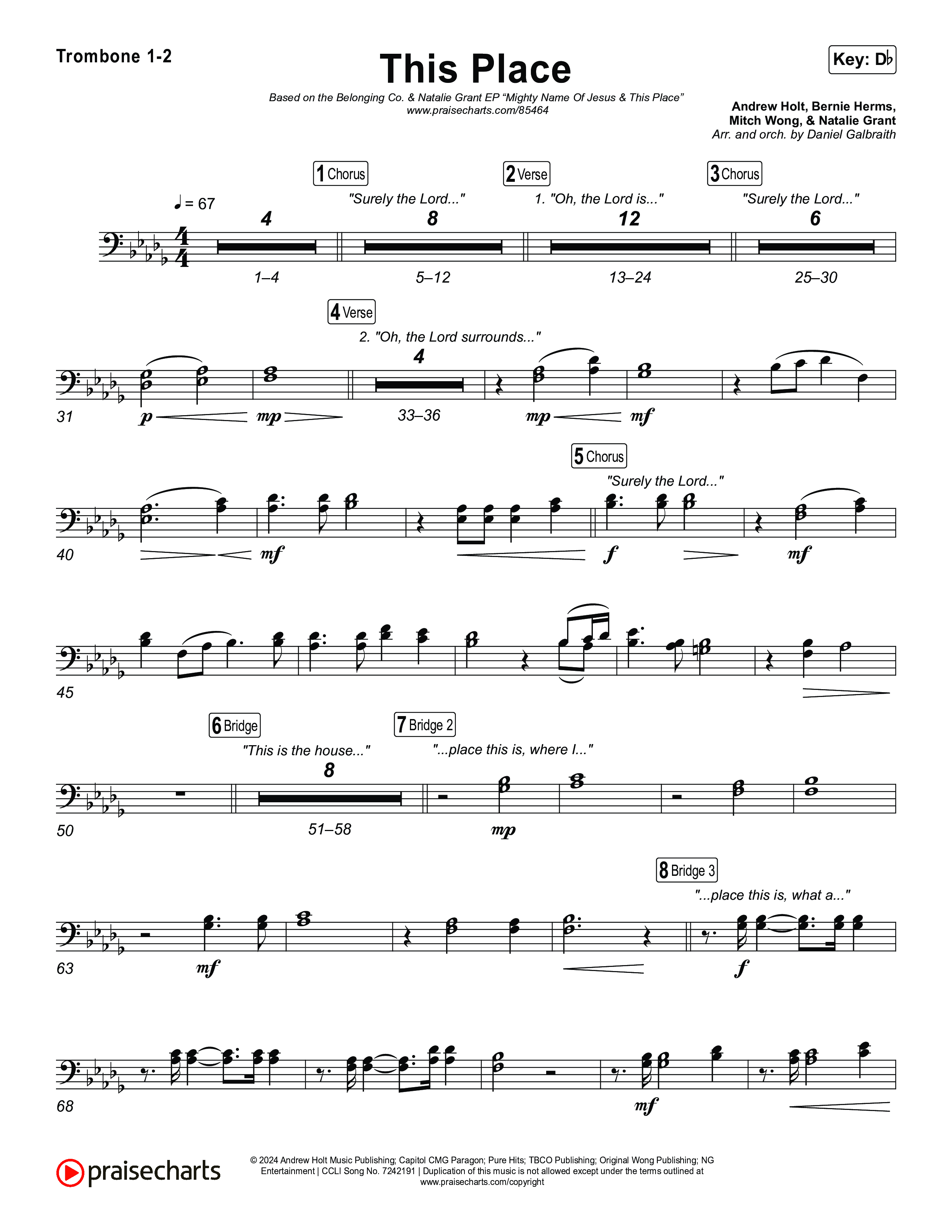 This Place Trombone 1,2 (The Belonging Co / Natalie Grant)