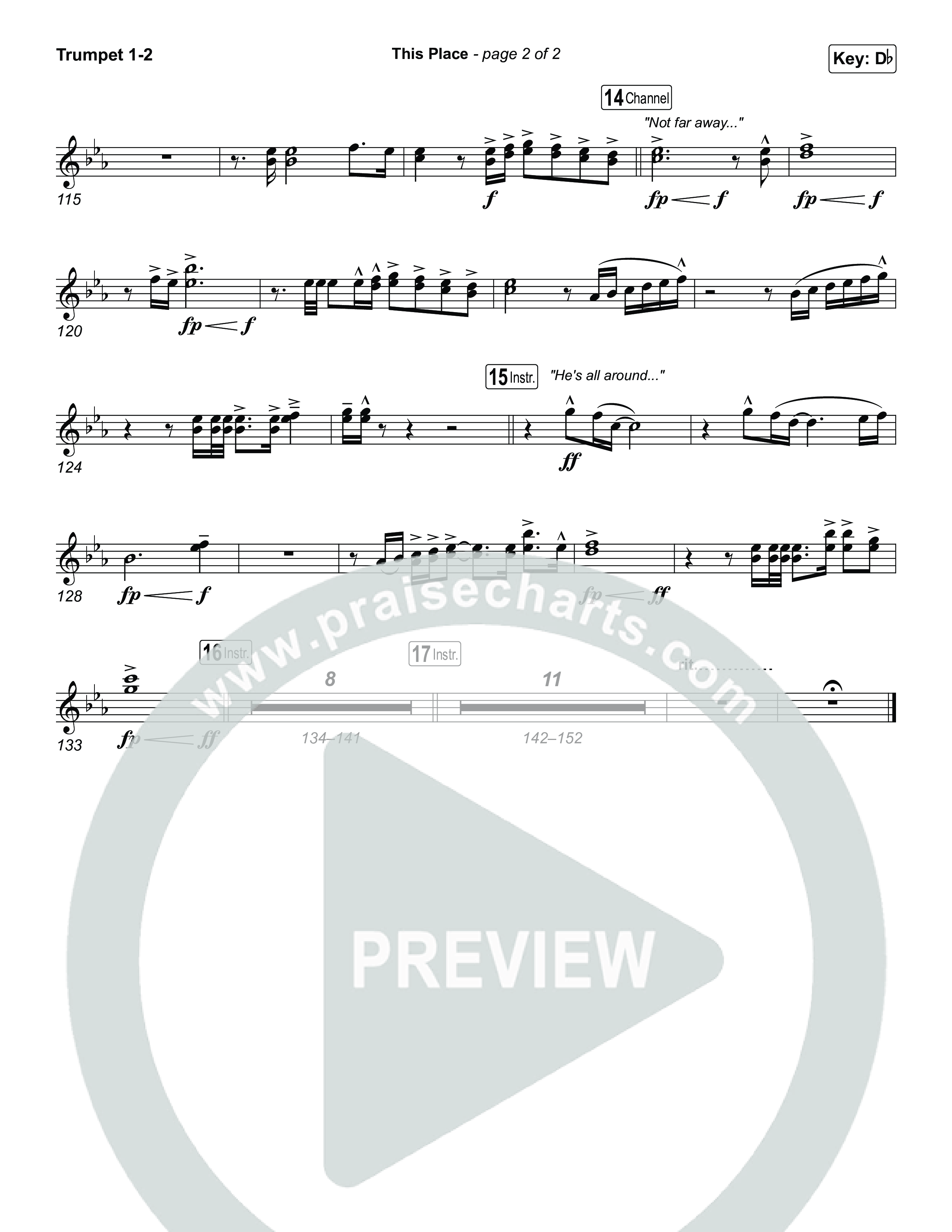 This Place Trumpet 1,2 (The Belonging Co / Natalie Grant)