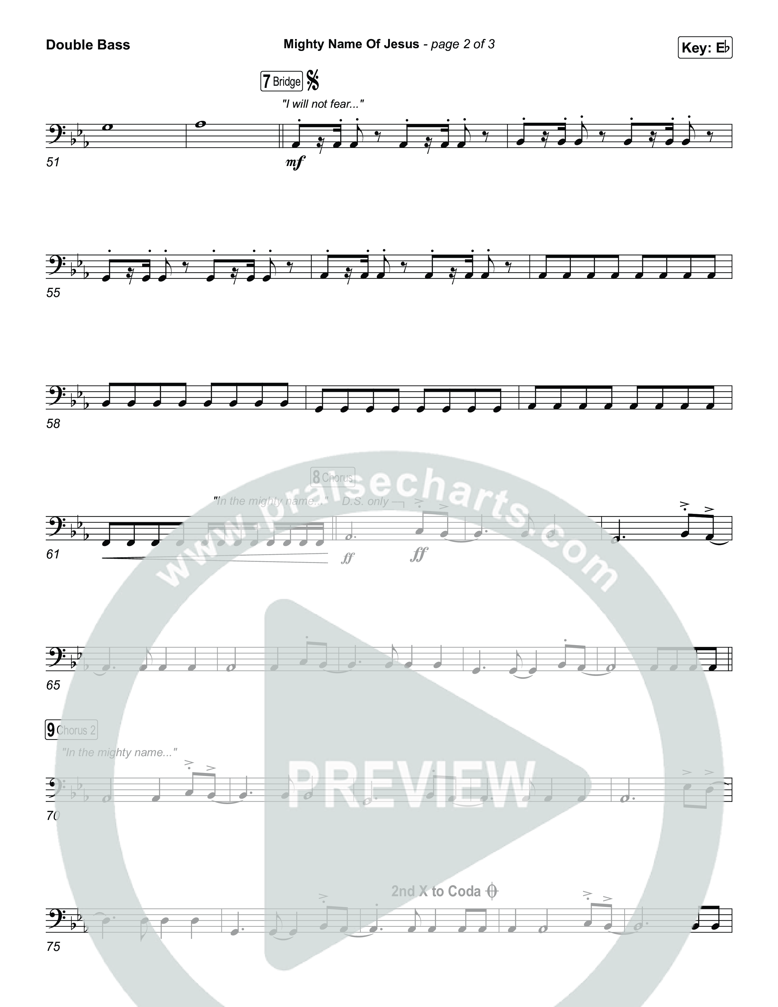 Mighty Name Of Jesus String Bass (The Belonging Co / Hope Darst)