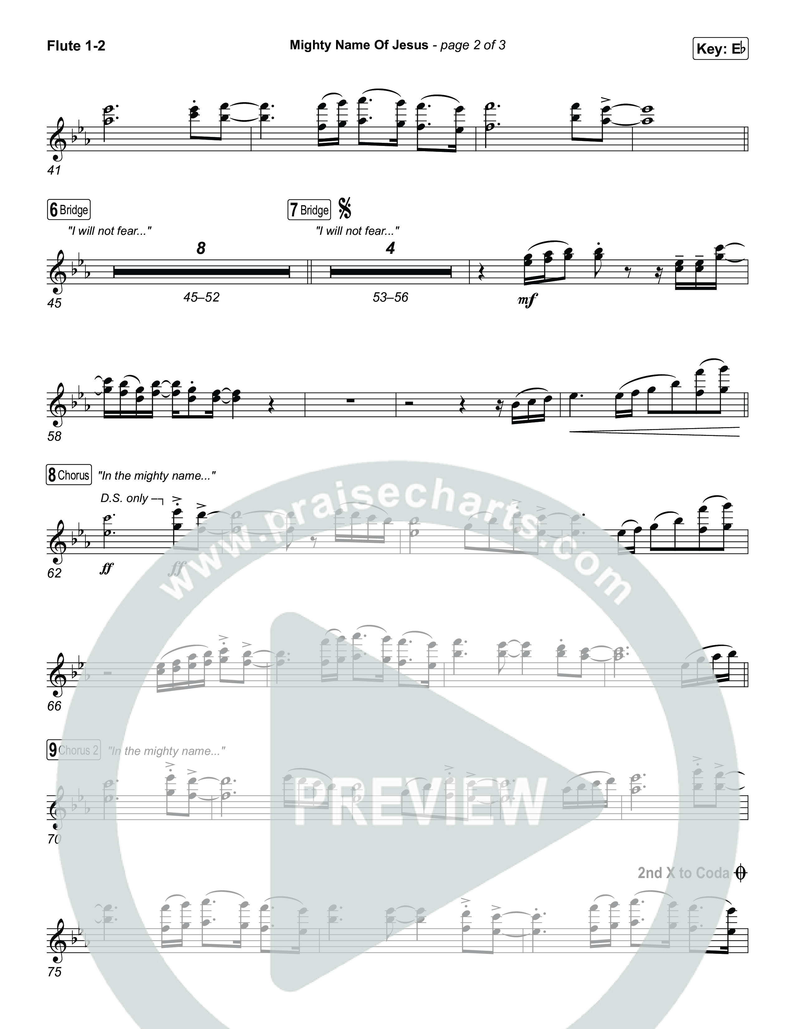 Mighty Name Of Jesus Flute 1,2 (The Belonging Co / Hope Darst)