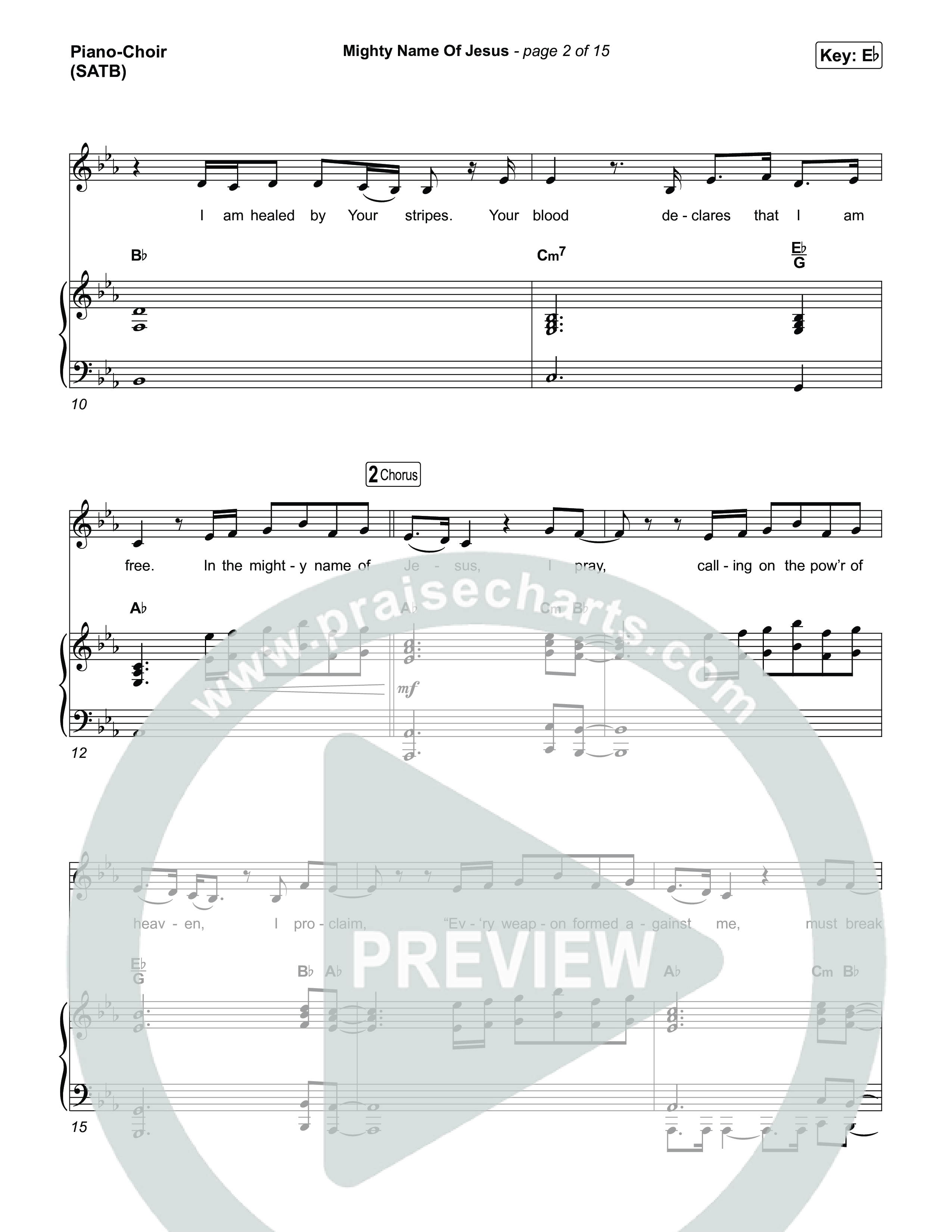 Mighty Name Of Jesus Piano/Vocal (SATB) (The Belonging Co / Hope Darst)