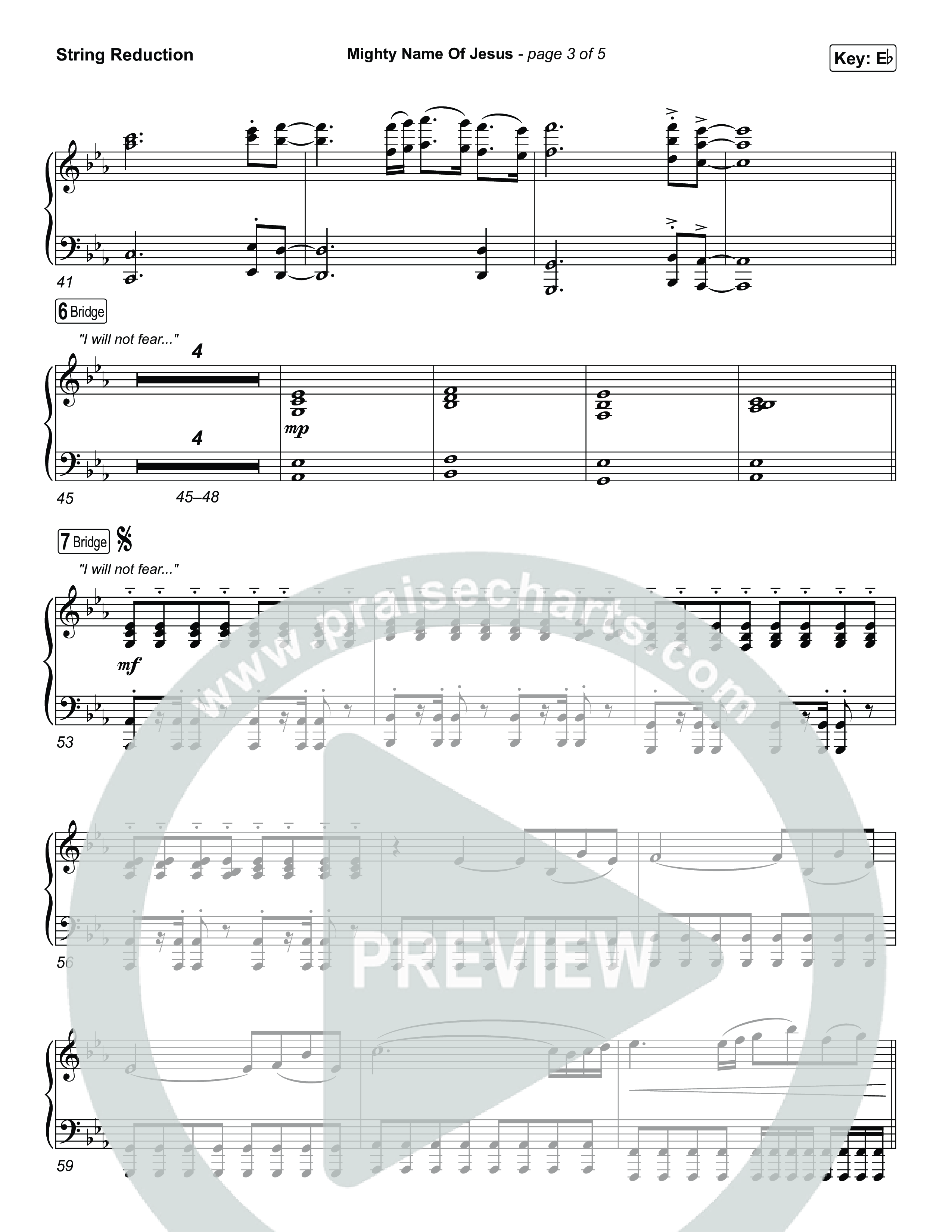 Mighty Name Of Jesus String Reduction (The Belonging Co / Hope Darst)