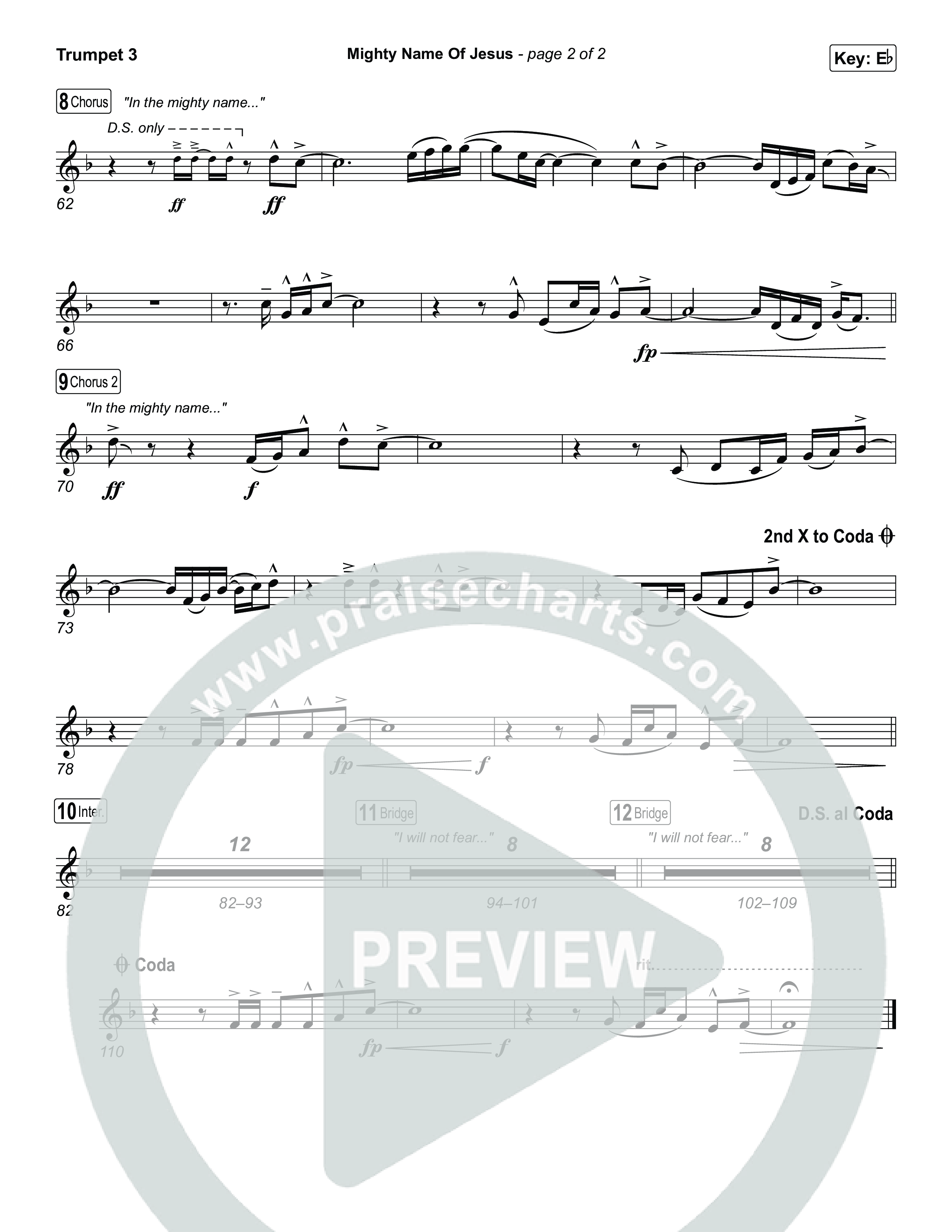 Mighty Name Of Jesus Trumpet 3 (The Belonging Co / Hope Darst)