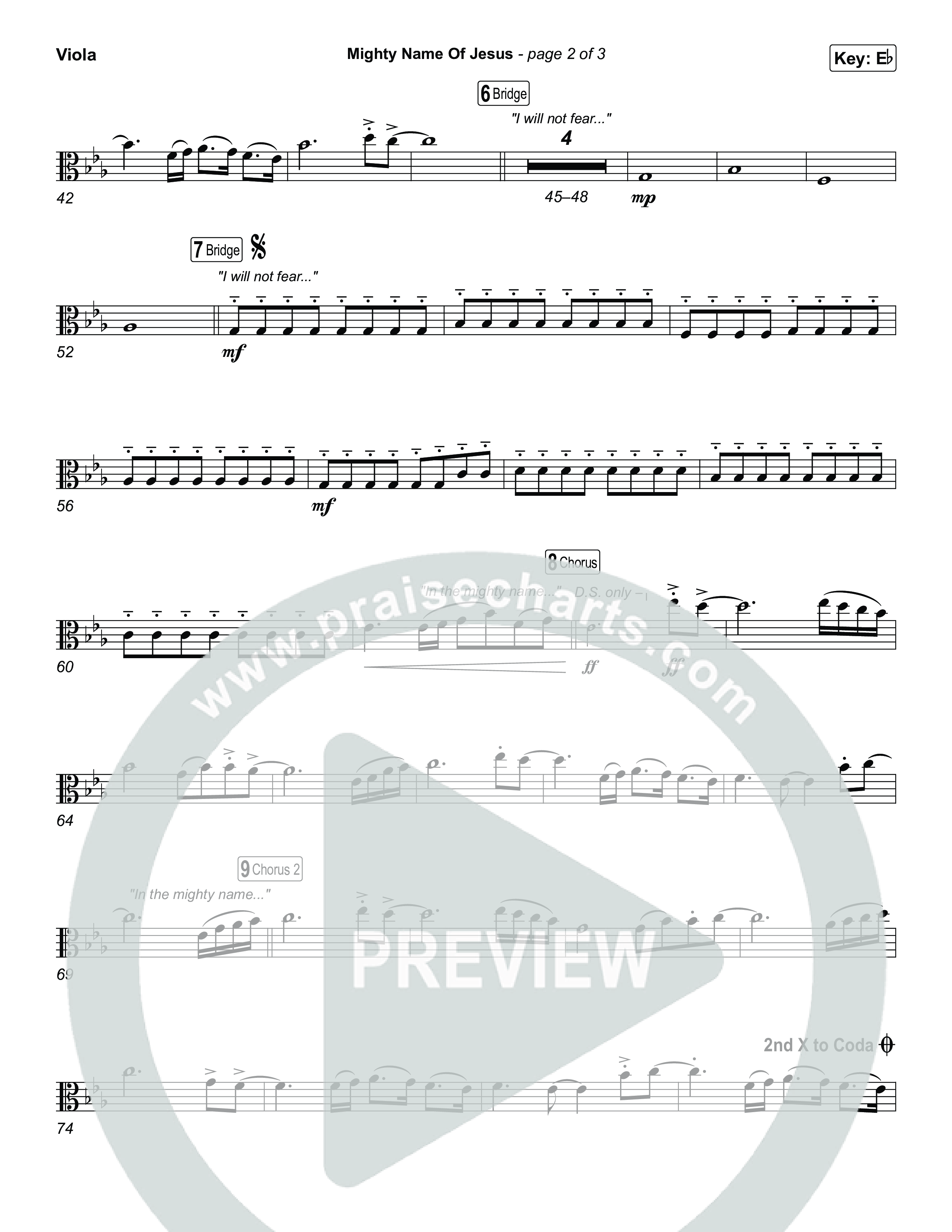 Mighty Name Of Jesus Viola (The Belonging Co / Hope Darst)