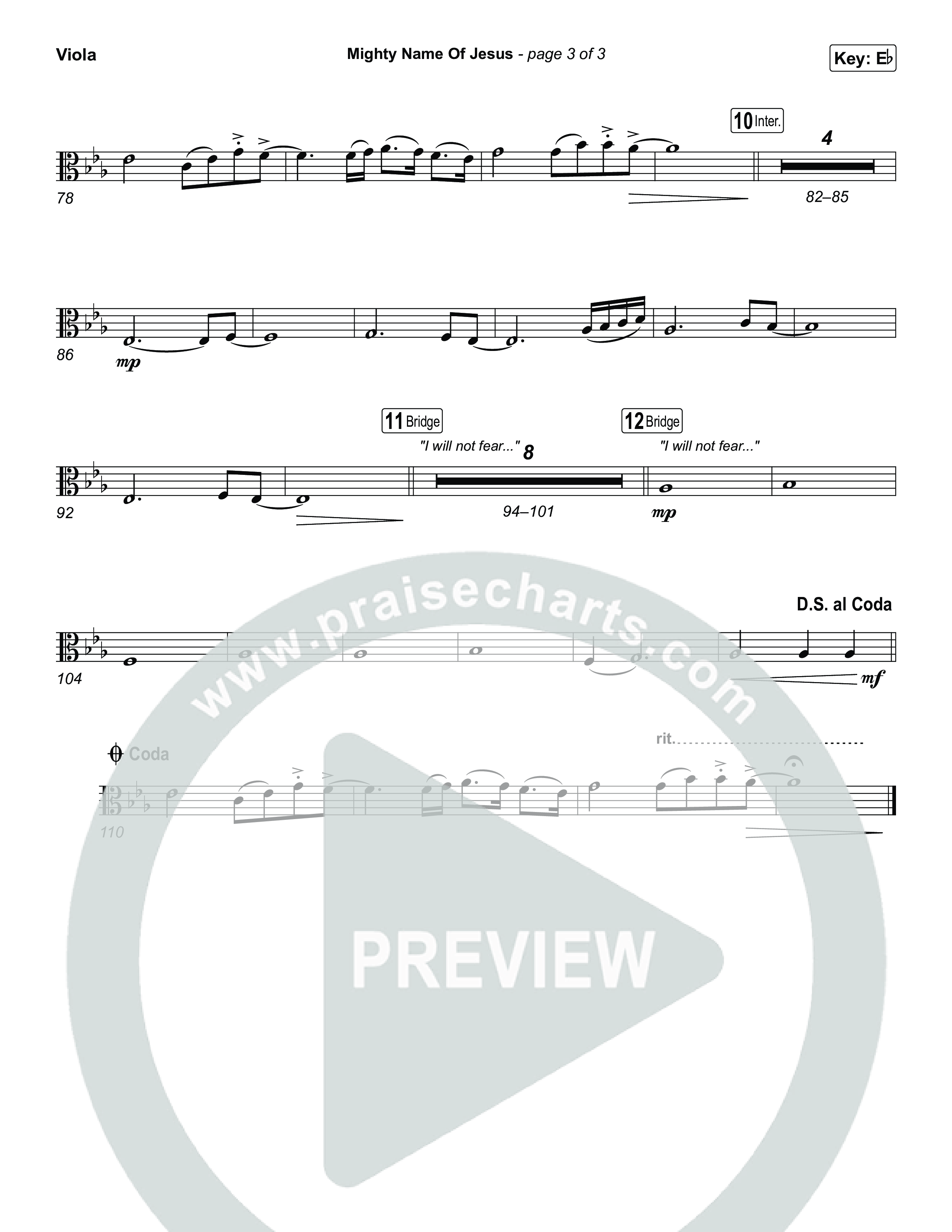 Mighty Name Of Jesus Viola (The Belonging Co / Hope Darst)