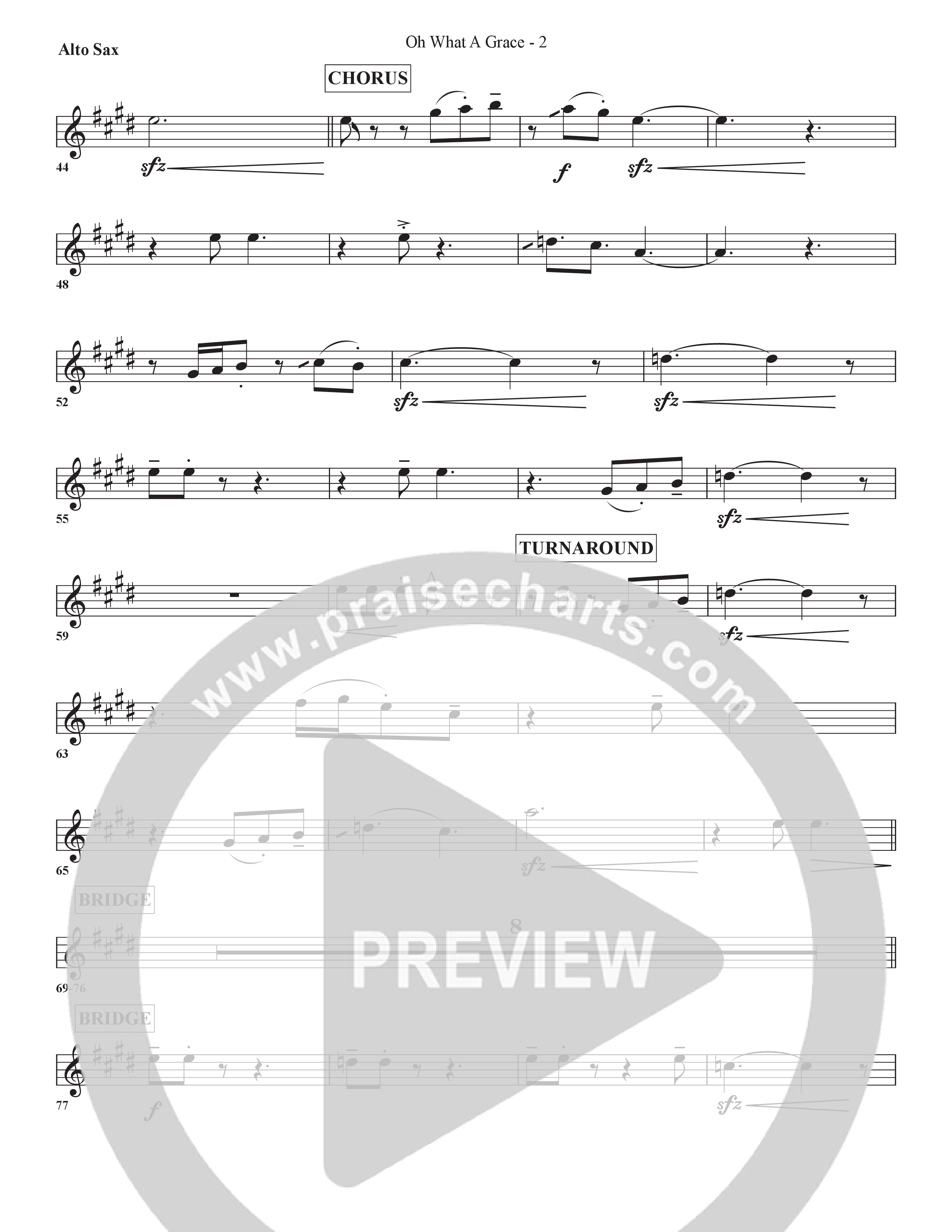 Oh What A Grace Alto Sax (Arr. BJ Davis / Bell Shoals Music)