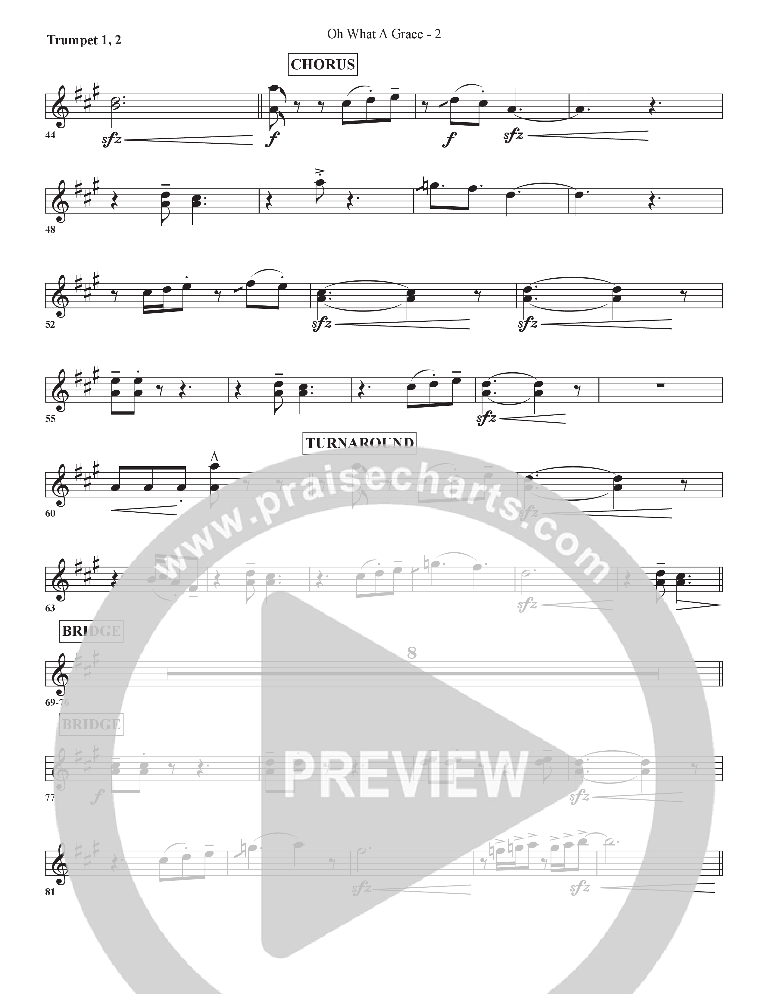 Oh What A Grace Brass Pack (Arr. BJ Davis / Bell Shoals Music)